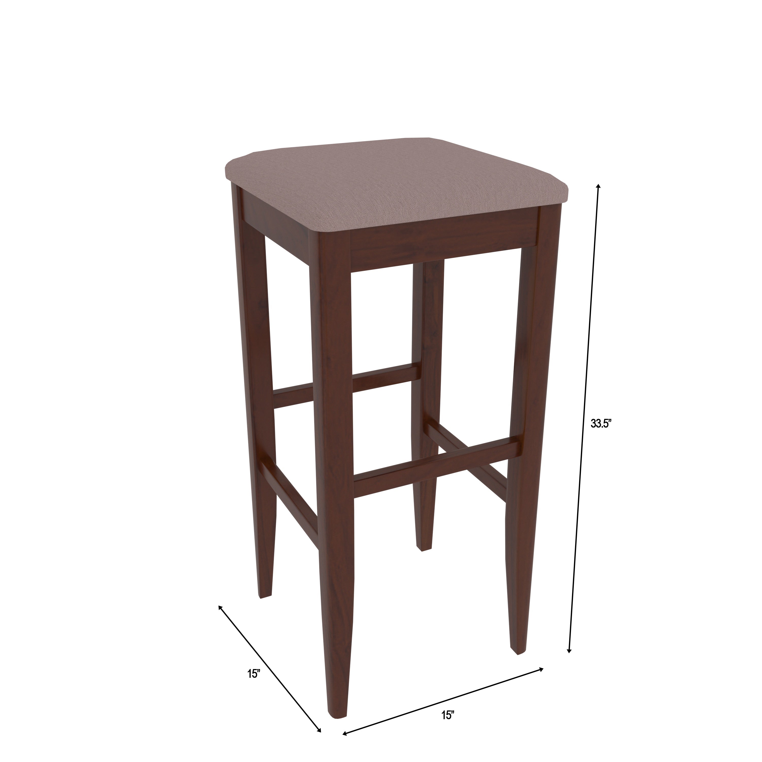 Traditional Long Heighted Wooden Handmade Kitchen Stool Stool