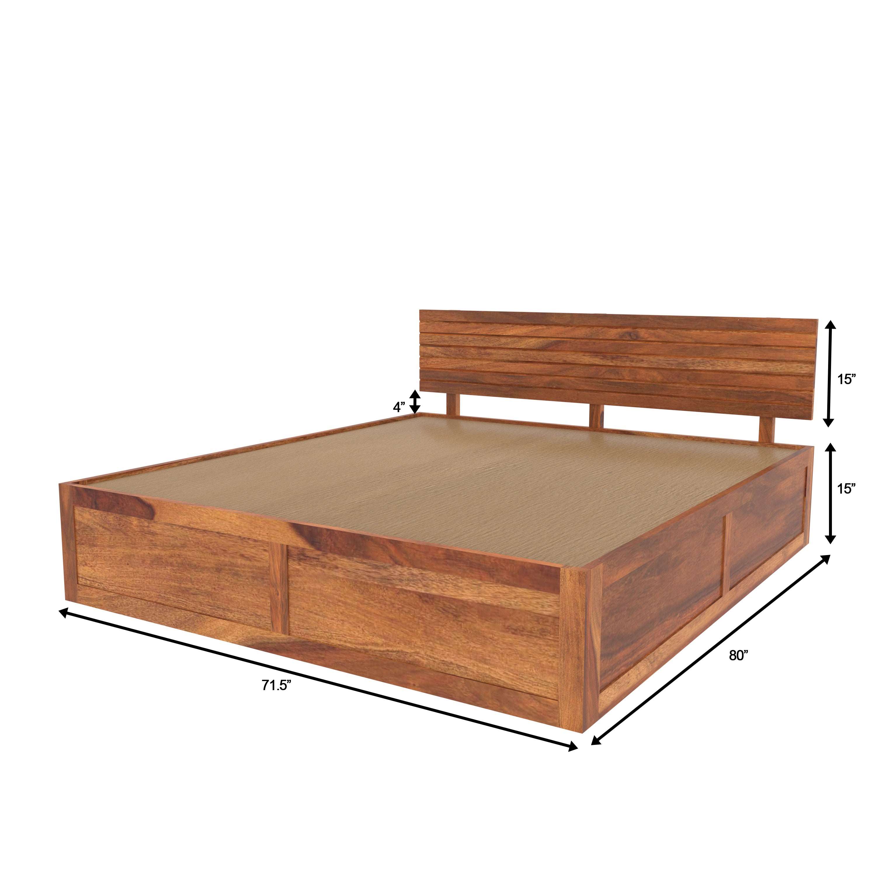 The Grand Weave Mastercraft King Hydraulic Storage Bed Bed