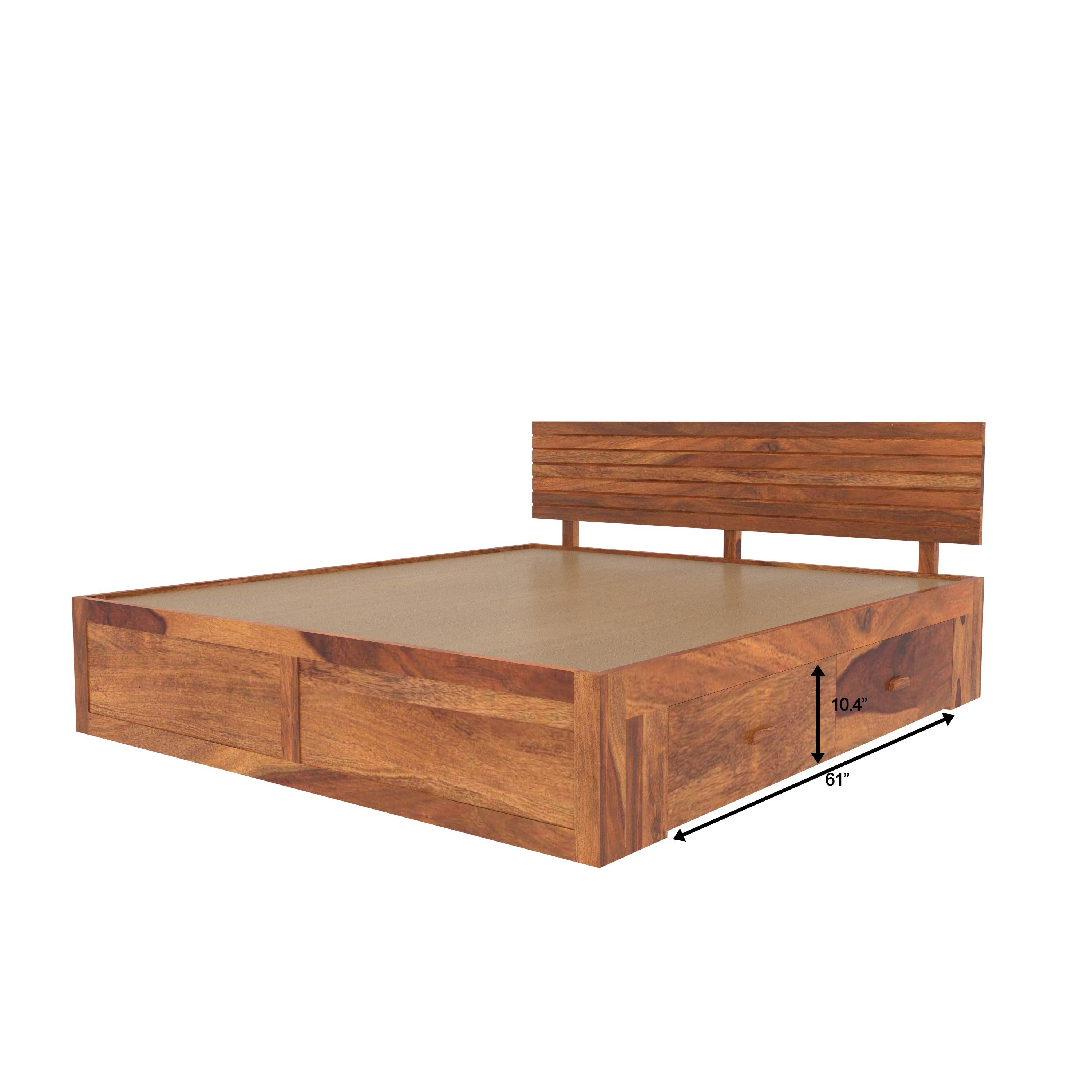 The Heritage Mastercraft Royal King Drawer Storage Bed Bed