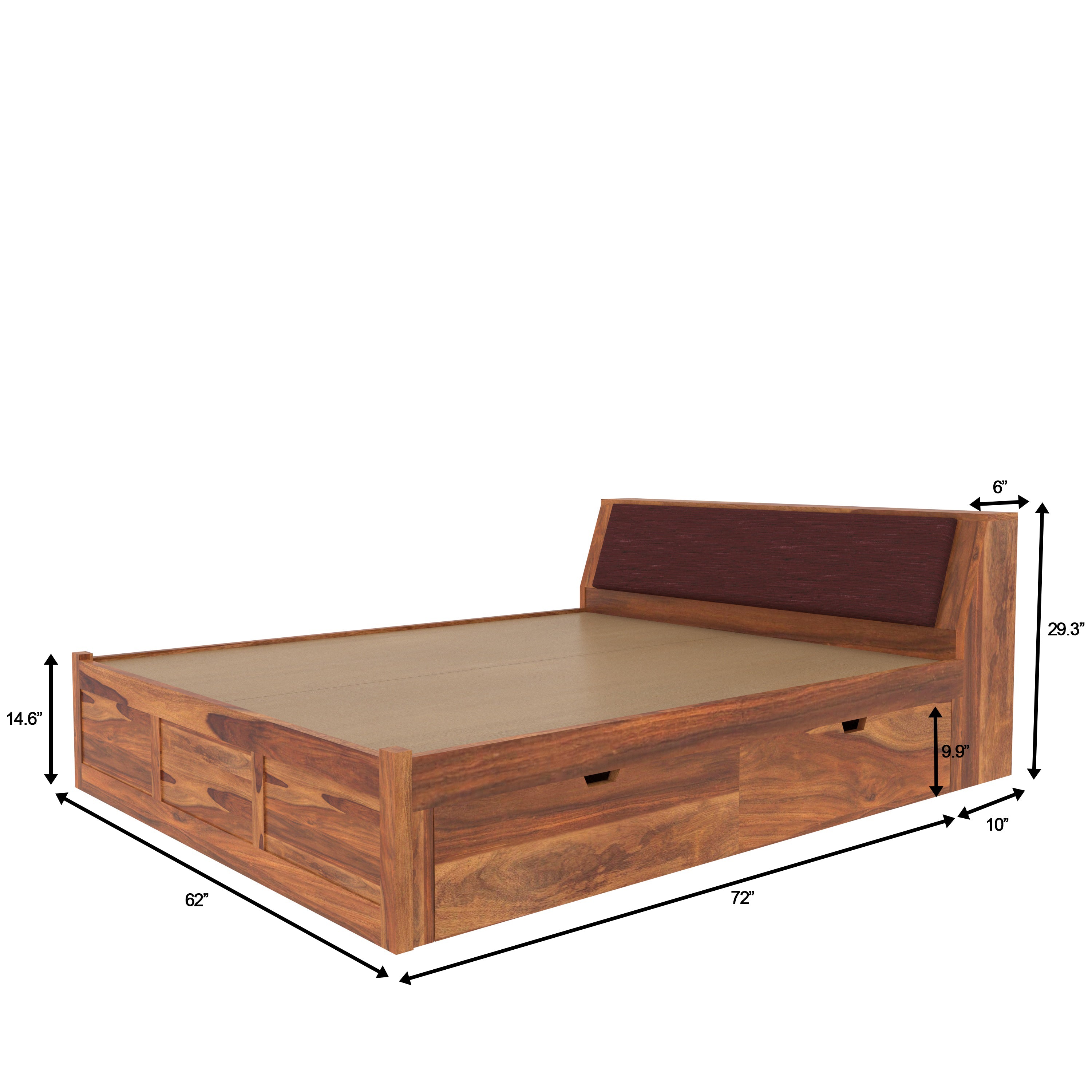 The Crafted Royal King Drawer Storage Bed Bed