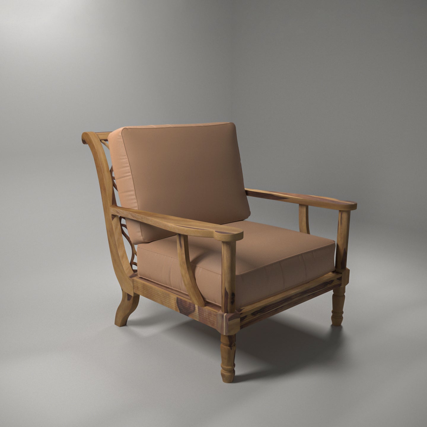 Sheesham wood Contemporary Singe Seater Sofa style arm chair Arm Chair