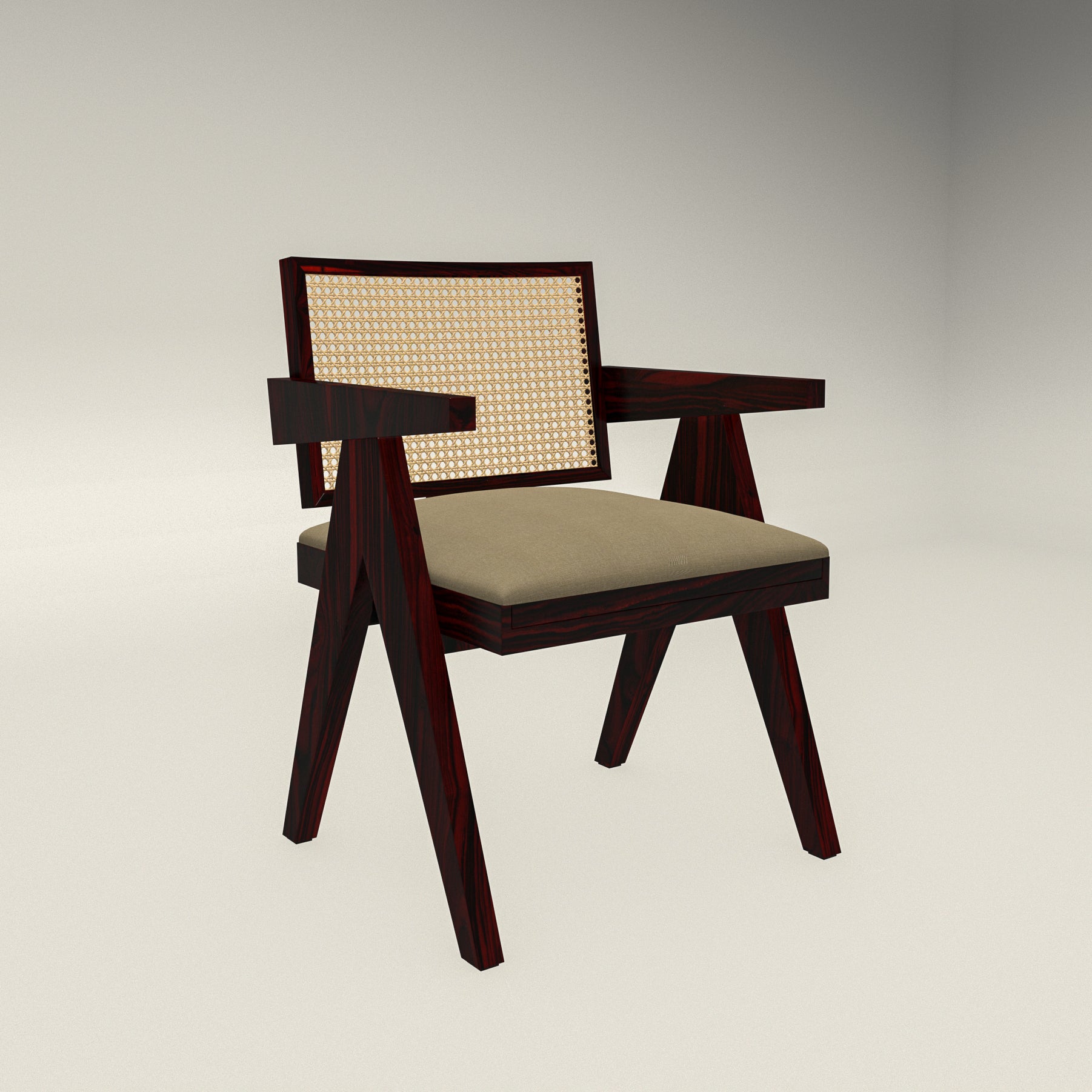 Teak Wood wood Dark Mohagany Director's arm chair Arm Chair