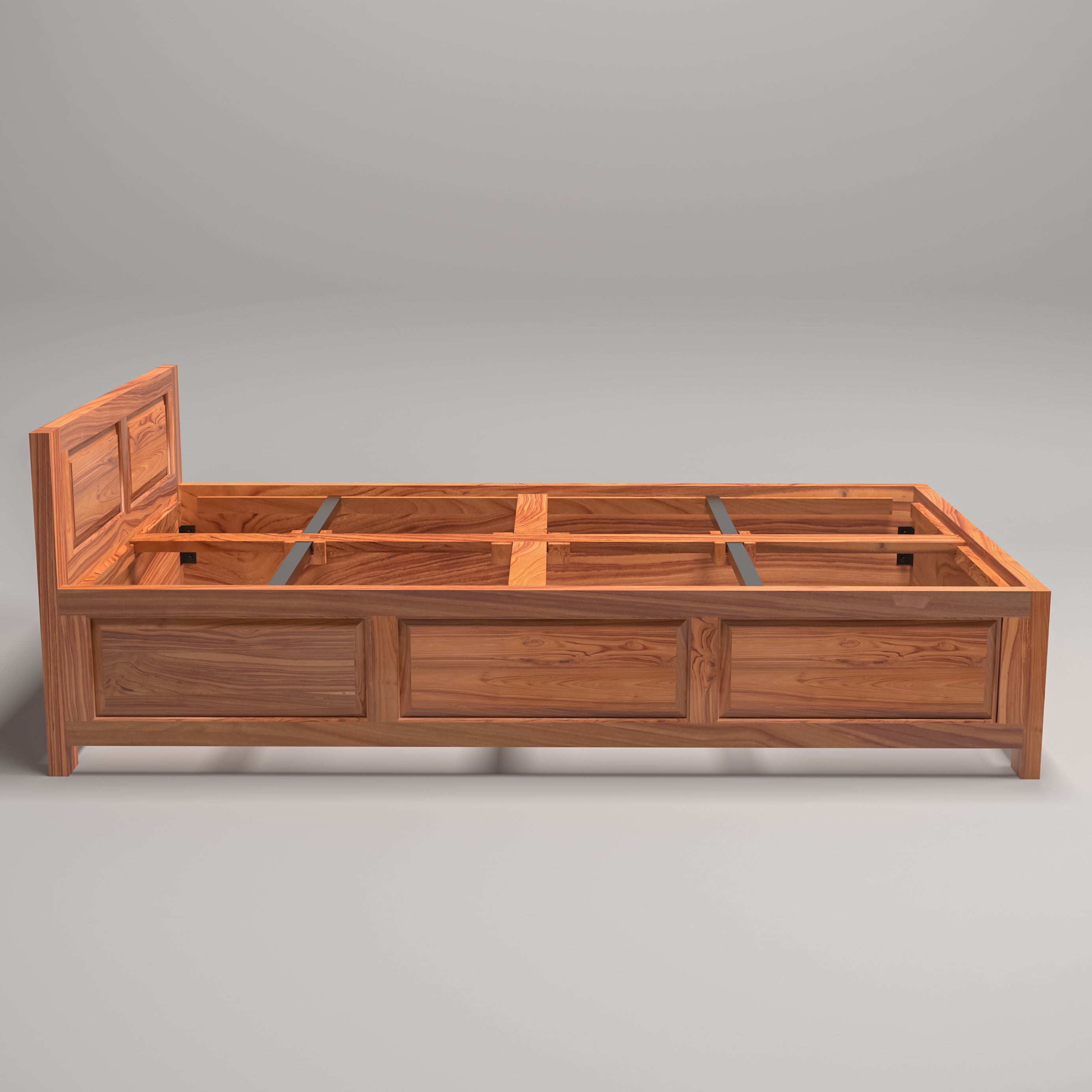 Wooden Designed Single Bed Bed