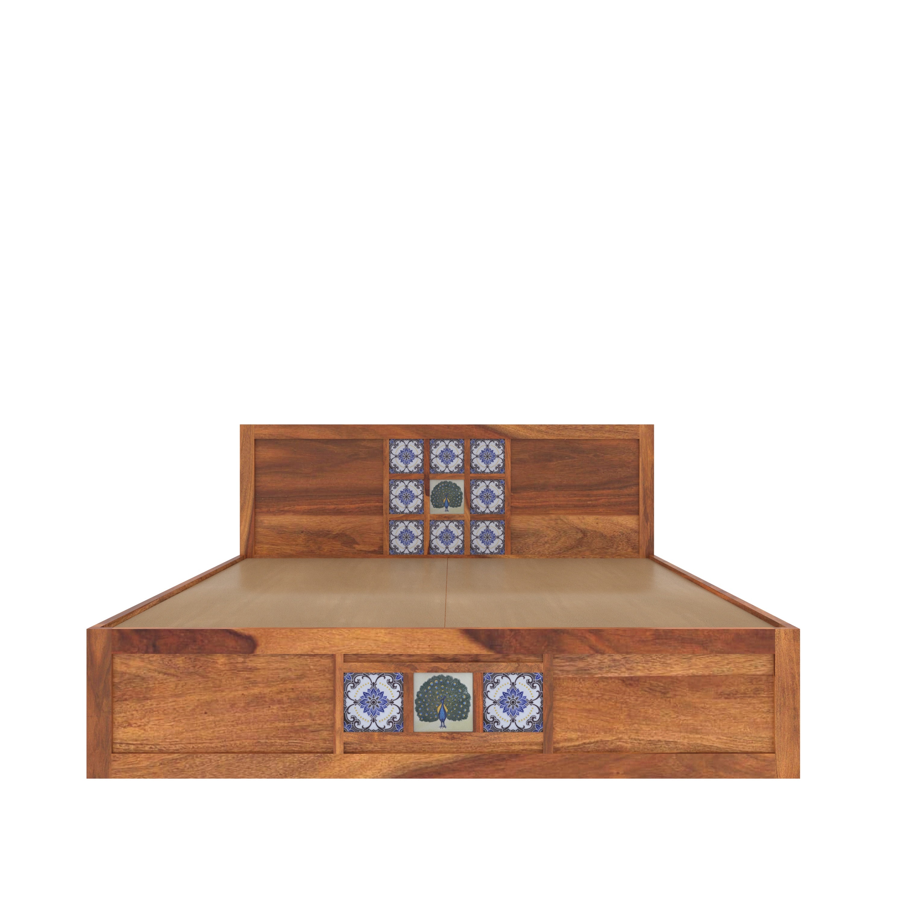 The Artisan's Royal Rest tile Bed (Without storage) Bed