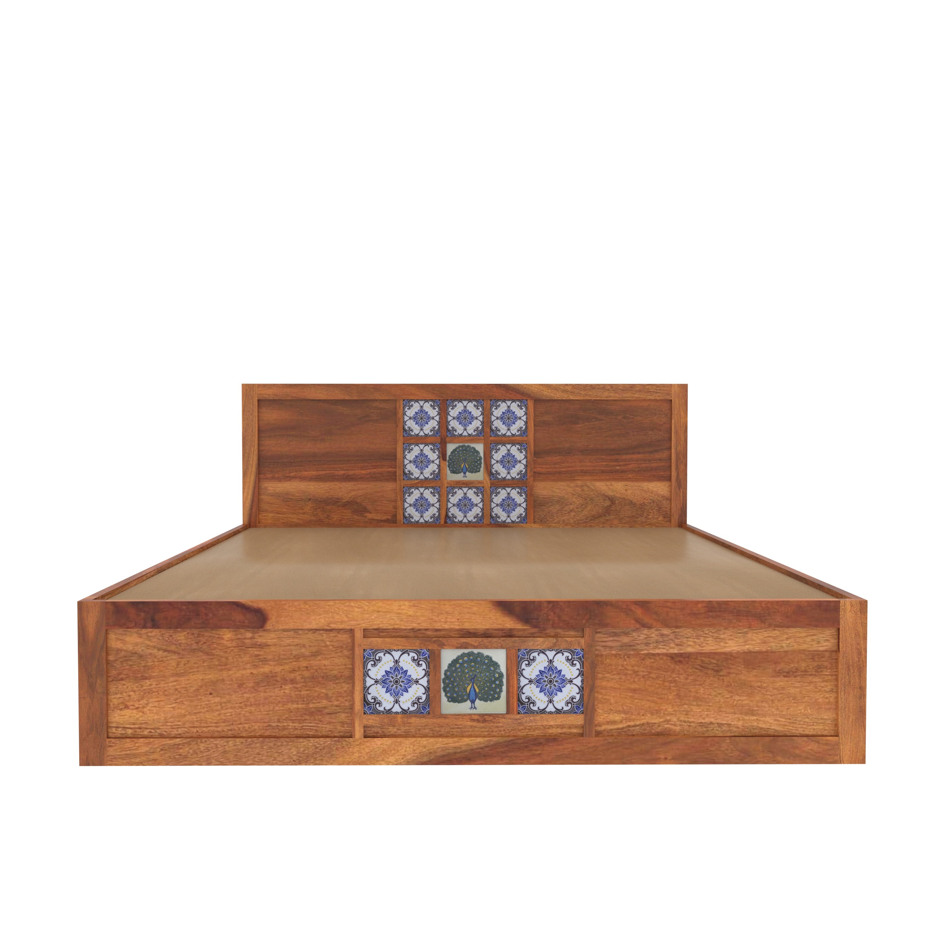 The Timeless tile Craft King Bed with hydraulic storage Bed