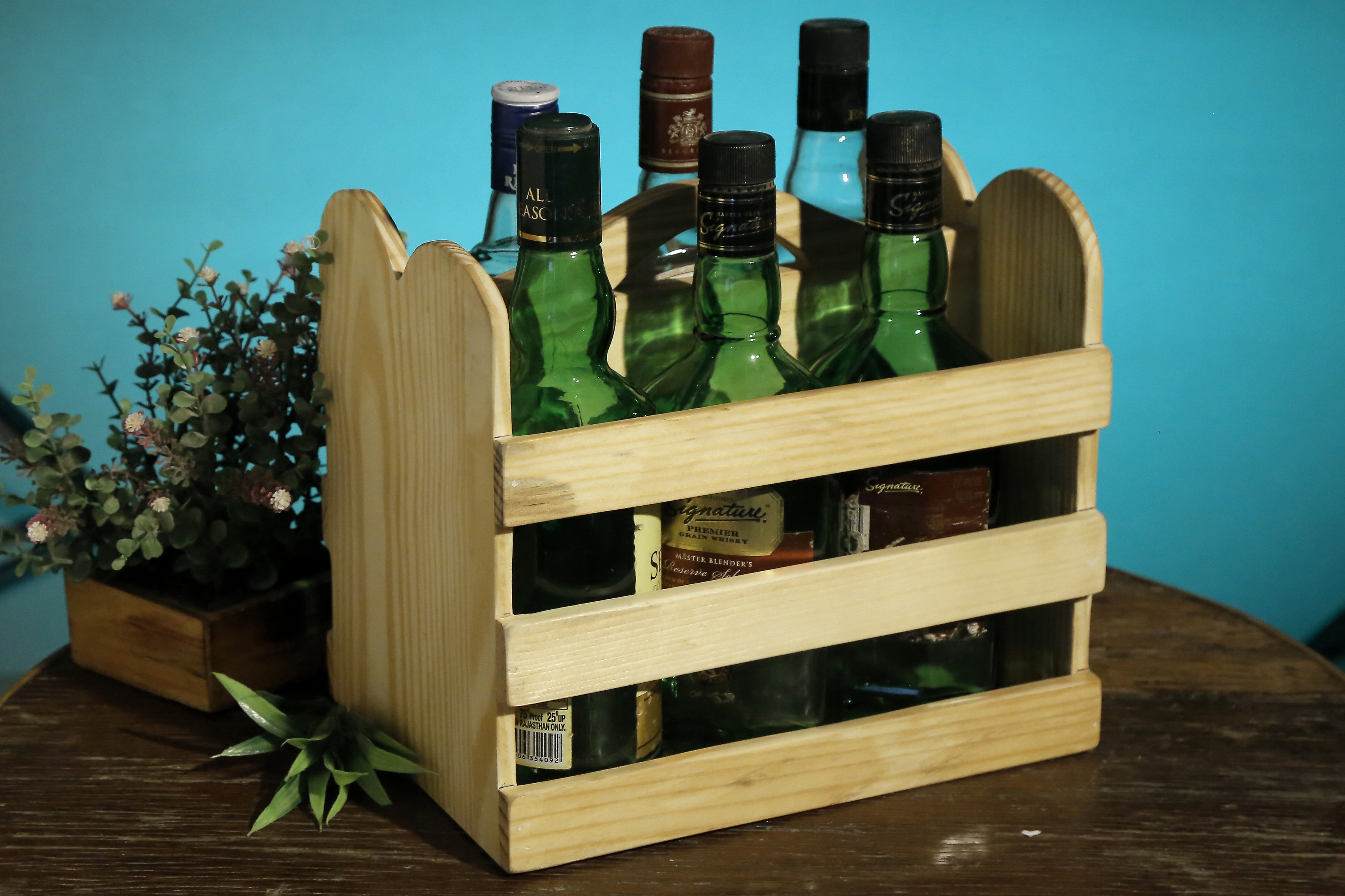 Cottage Style Bottle Crate Crate
