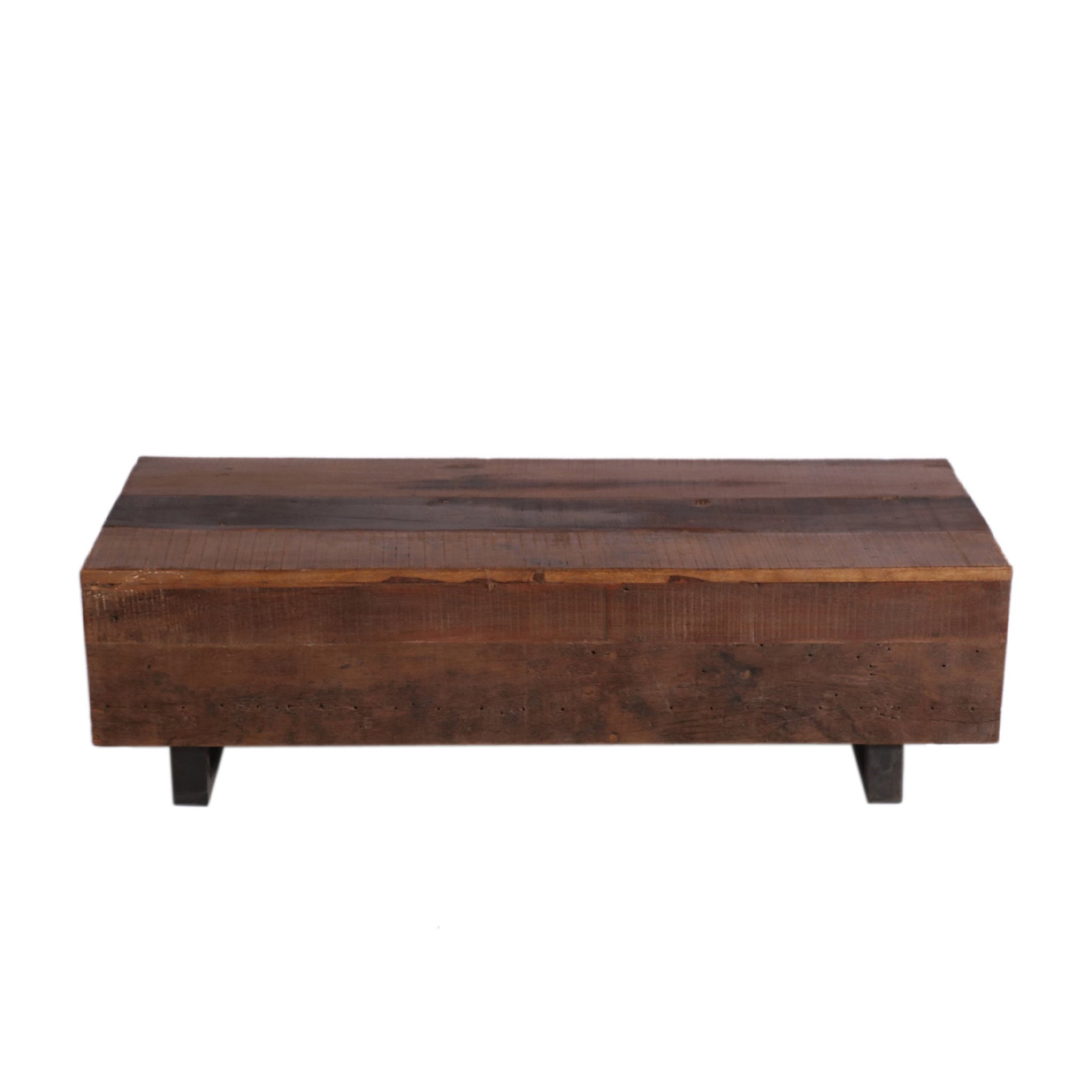 Country Wood Long Coffee Table Coffee Table