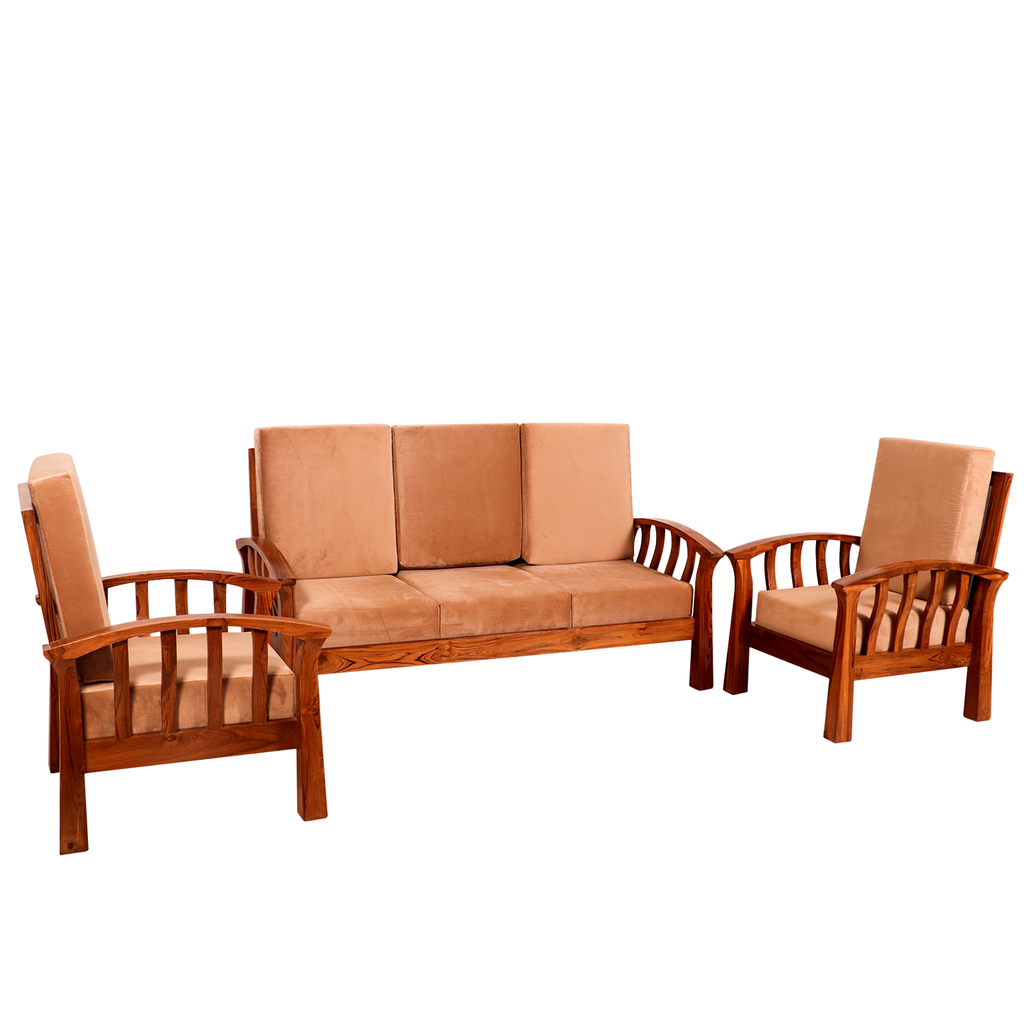 3 seater wooden discount chair