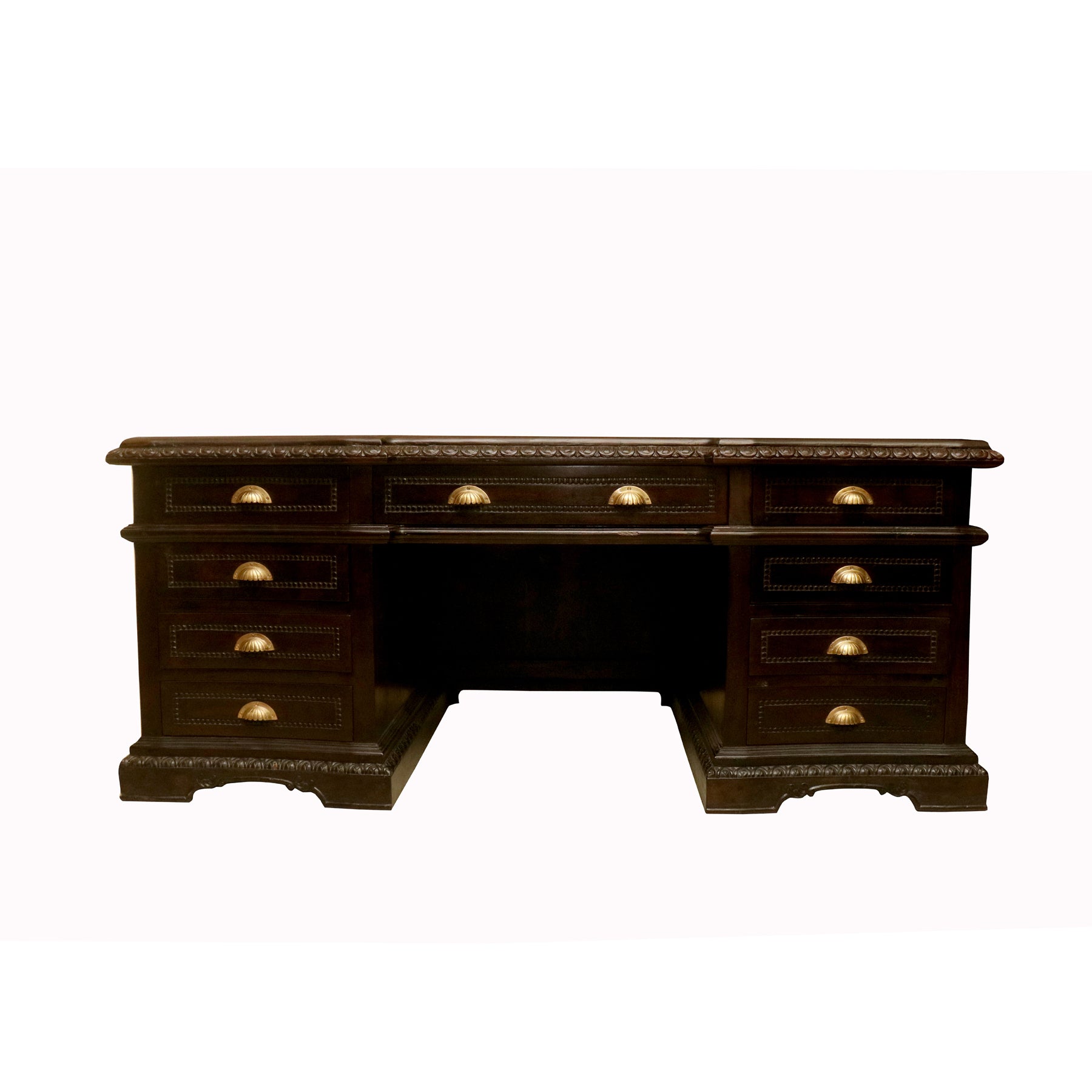 Classic Sturdy Wooden Royal Office Desk Study Table