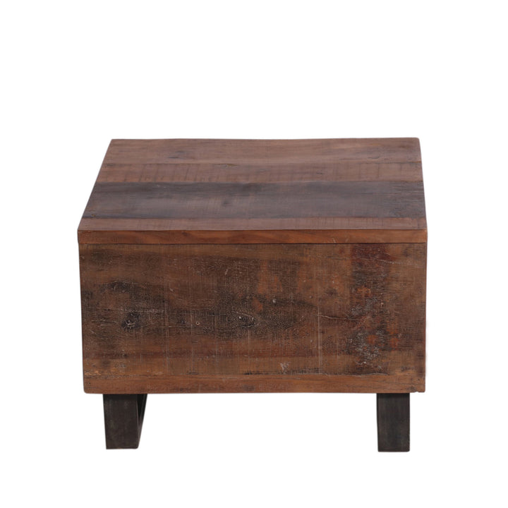 Country Wooden Brown Antique Style Coffee Table Coffee Table