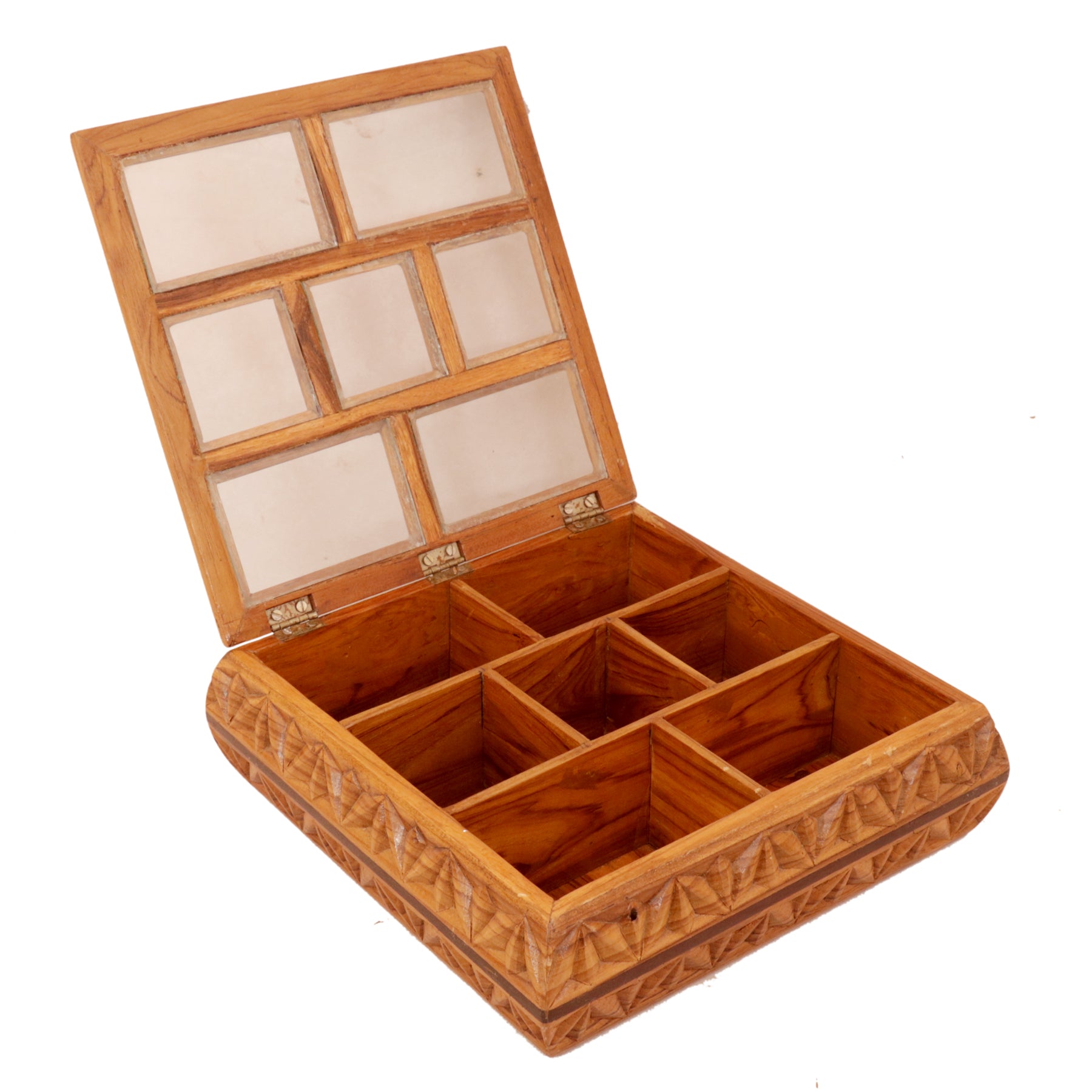 Flip Open Box Wooden Box
