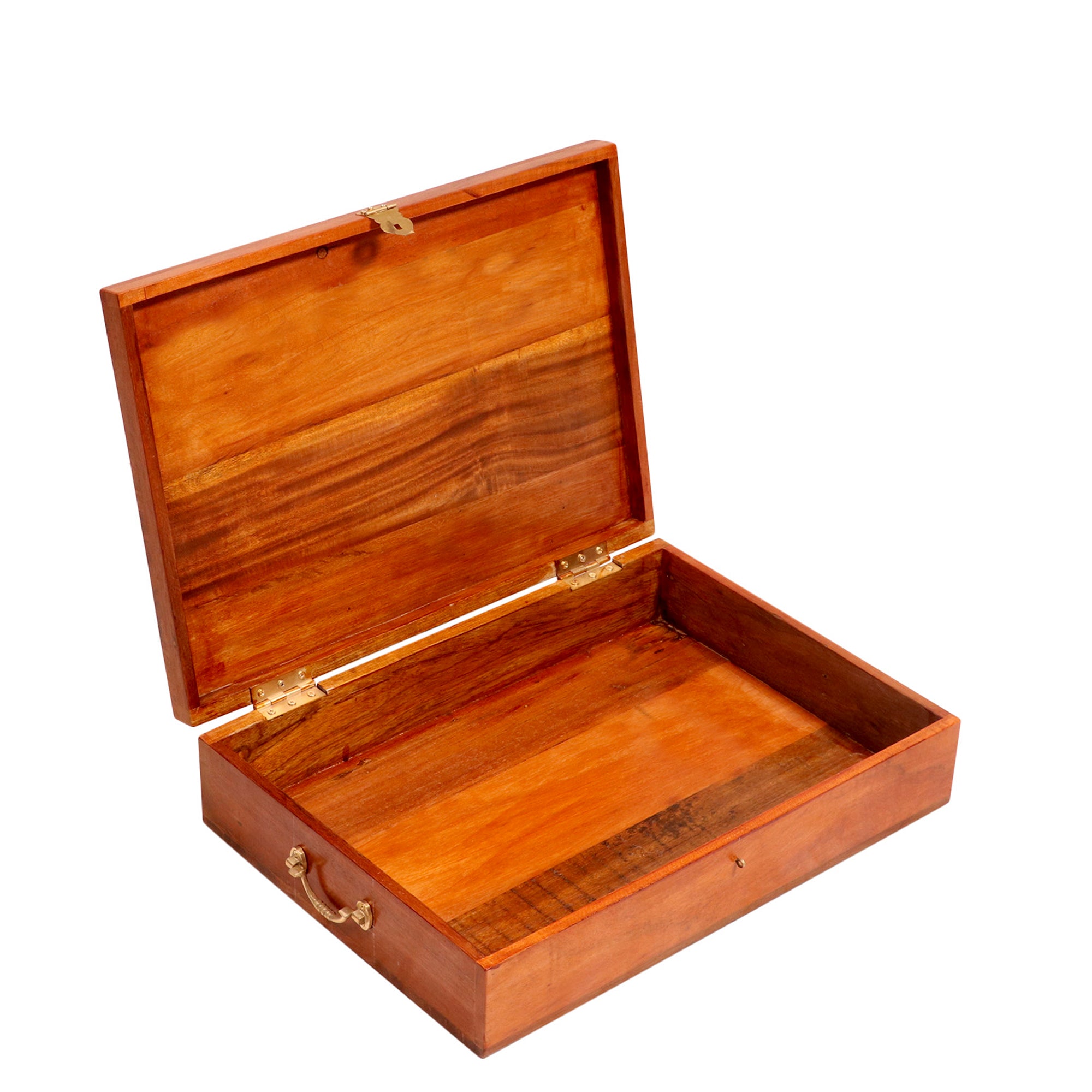 Solid wood carved petal golden boundary wooden Box Wooden Box