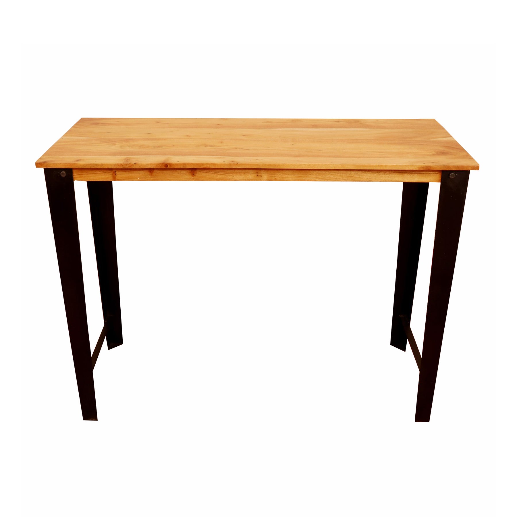 Wood and Iron Small Dinning Table Dining Table