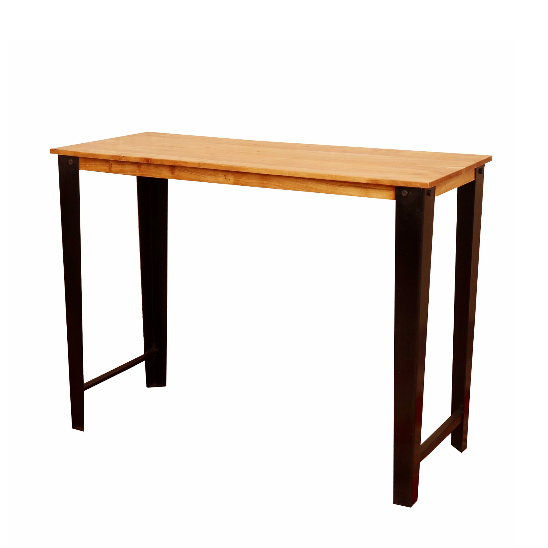 Wood and Iron Small Dinning Table Dining Table
