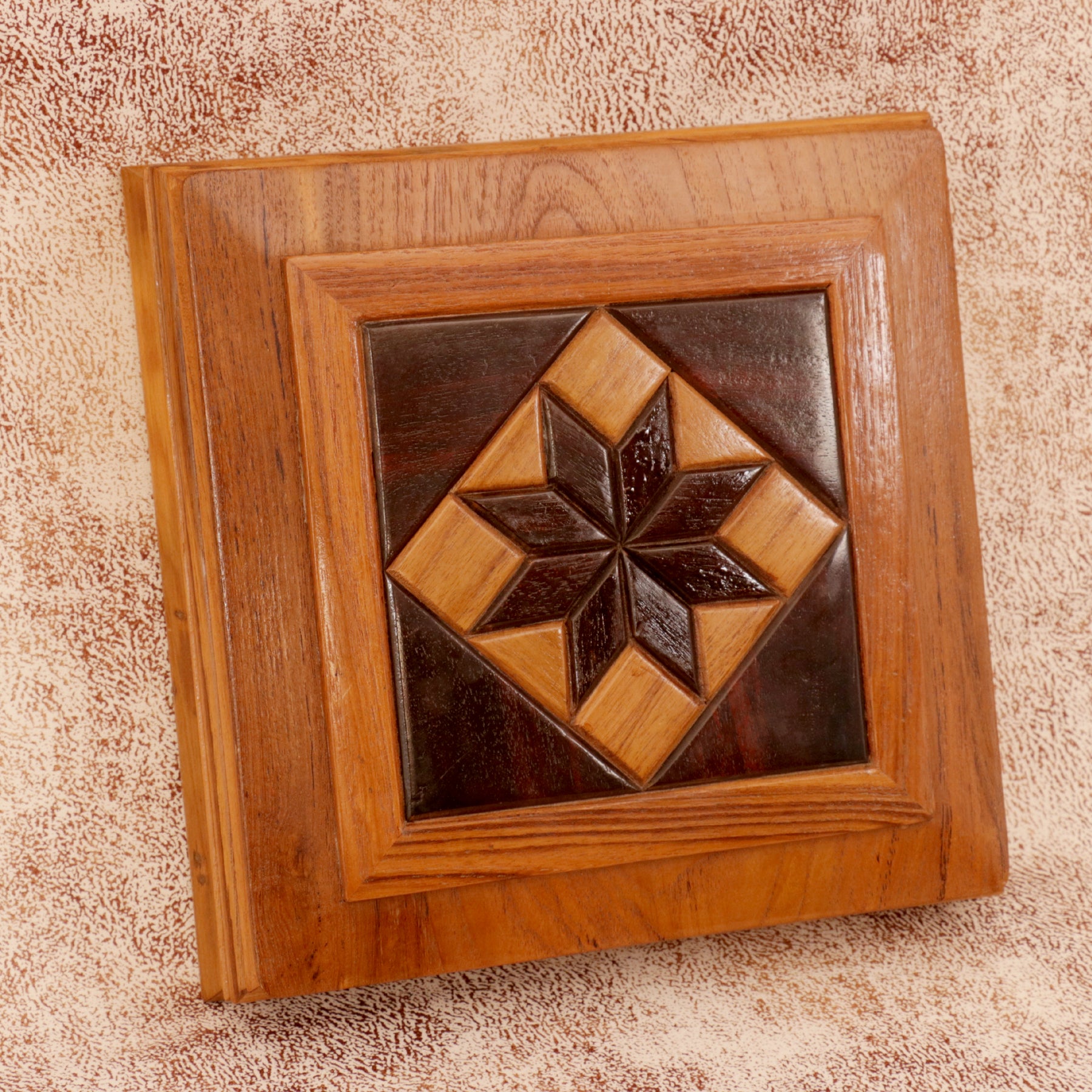 Square Star Box Wooden Box