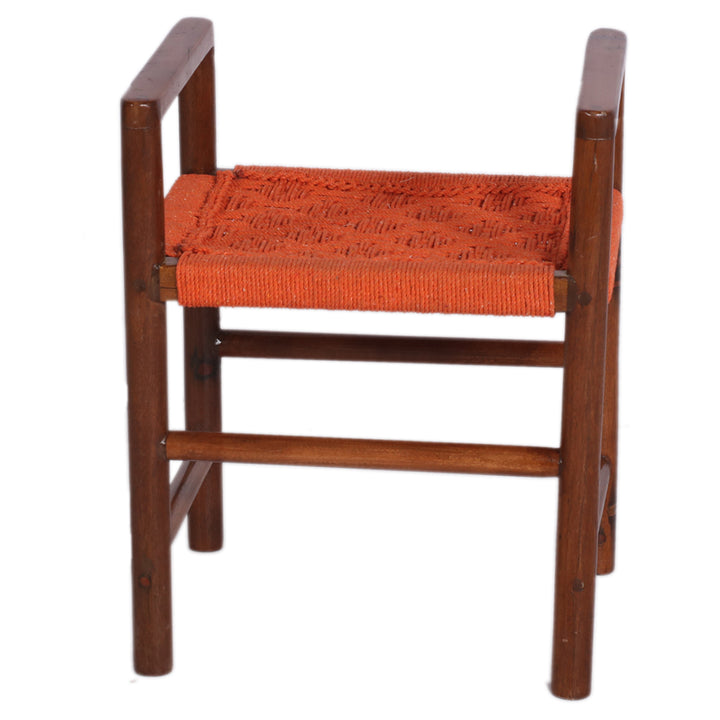 Woven Seat Solid wood Stool Stool