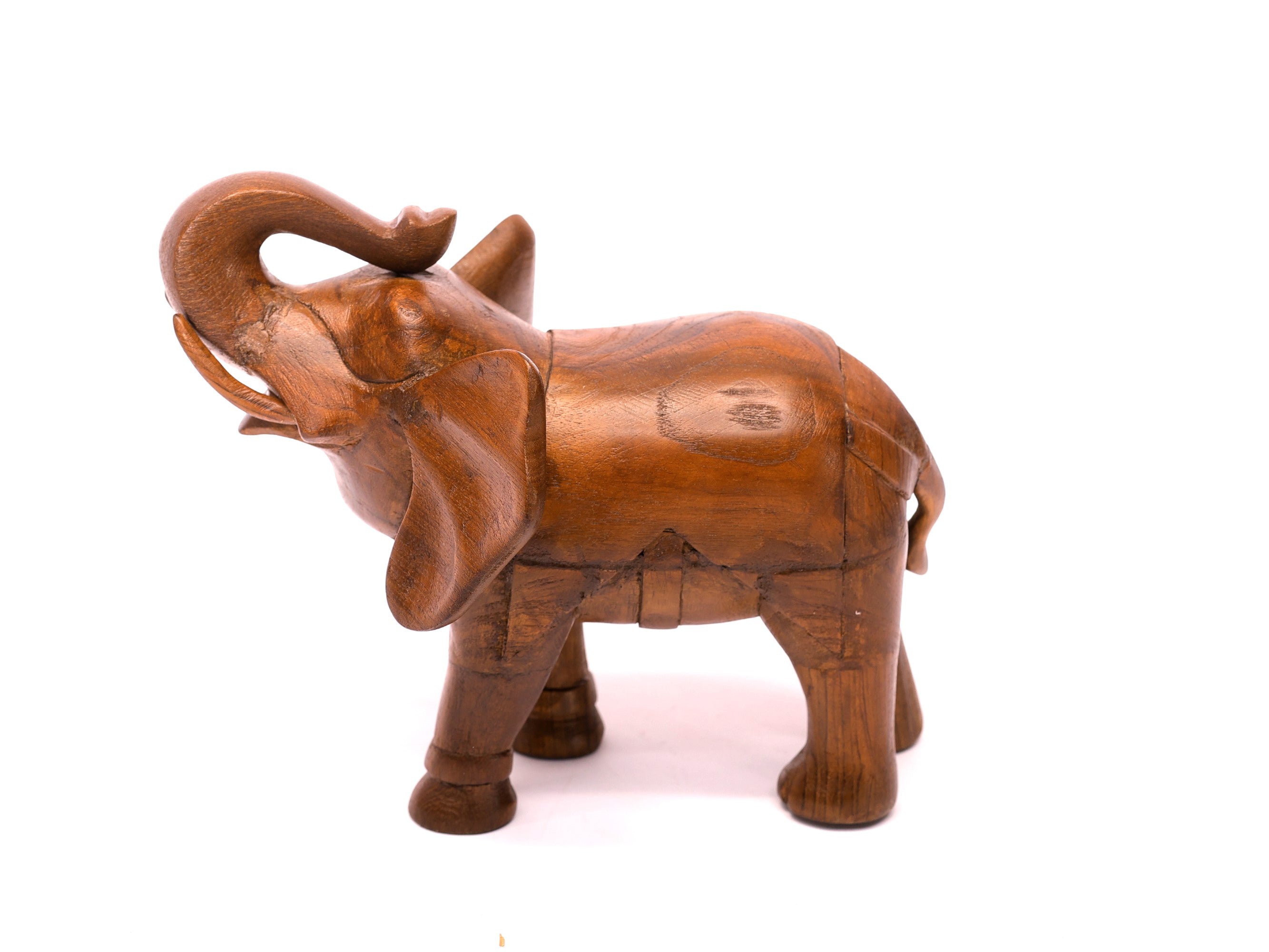 Alluring Wooden Elephant Showpiece Animal Figurine