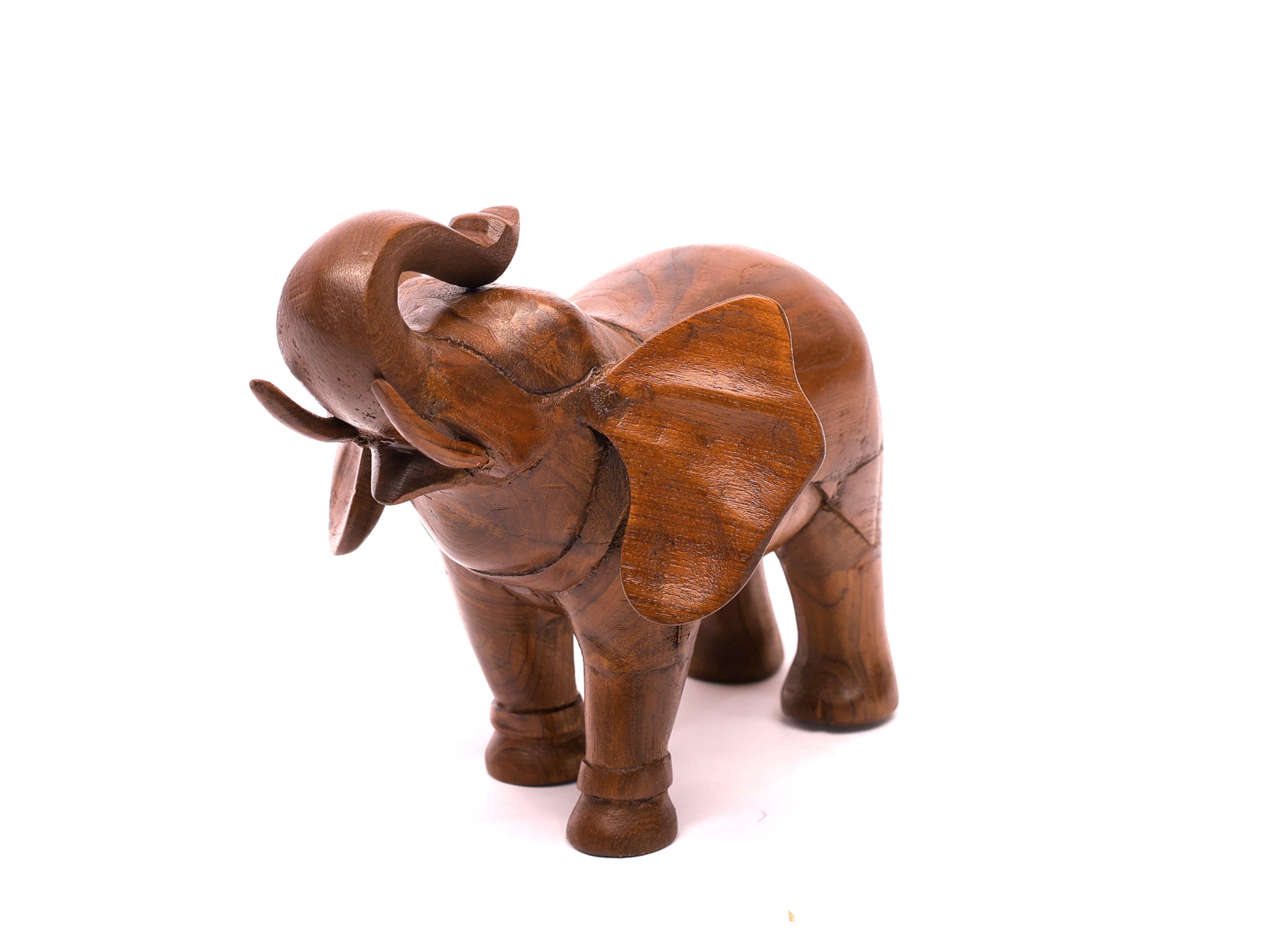 Alluring Wooden Elephant Showpiece Animal Figurine