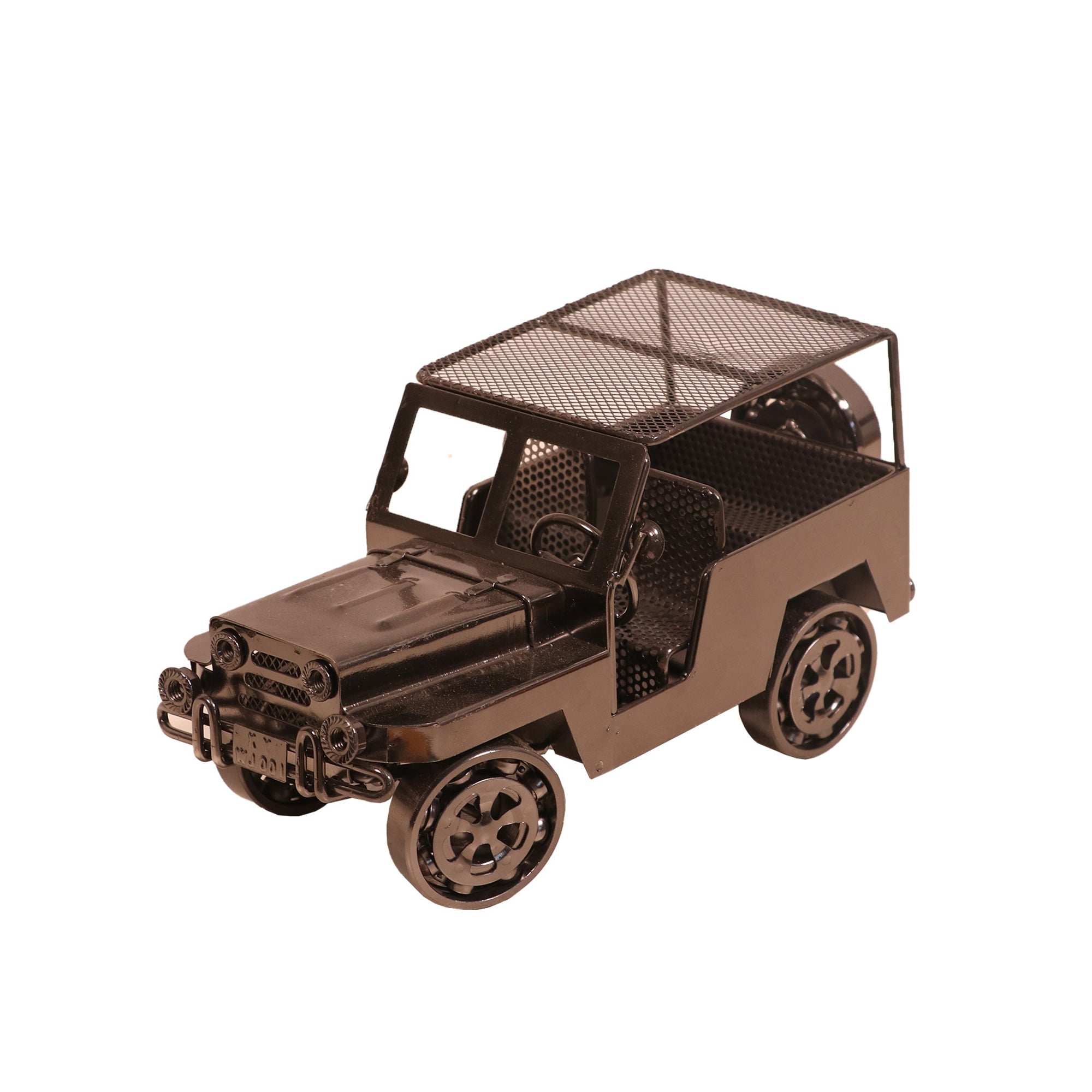 Antique Metallic Miniature Car - jali Vehicle figurine