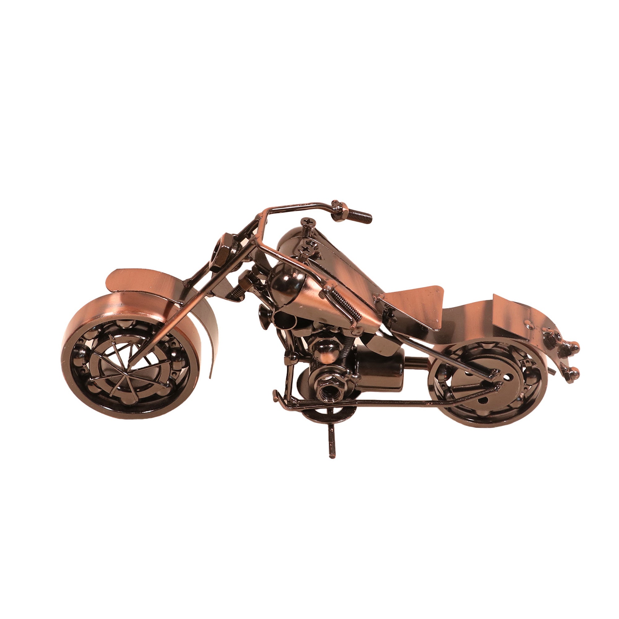 Flaming Metal Bike Vehicle figurine