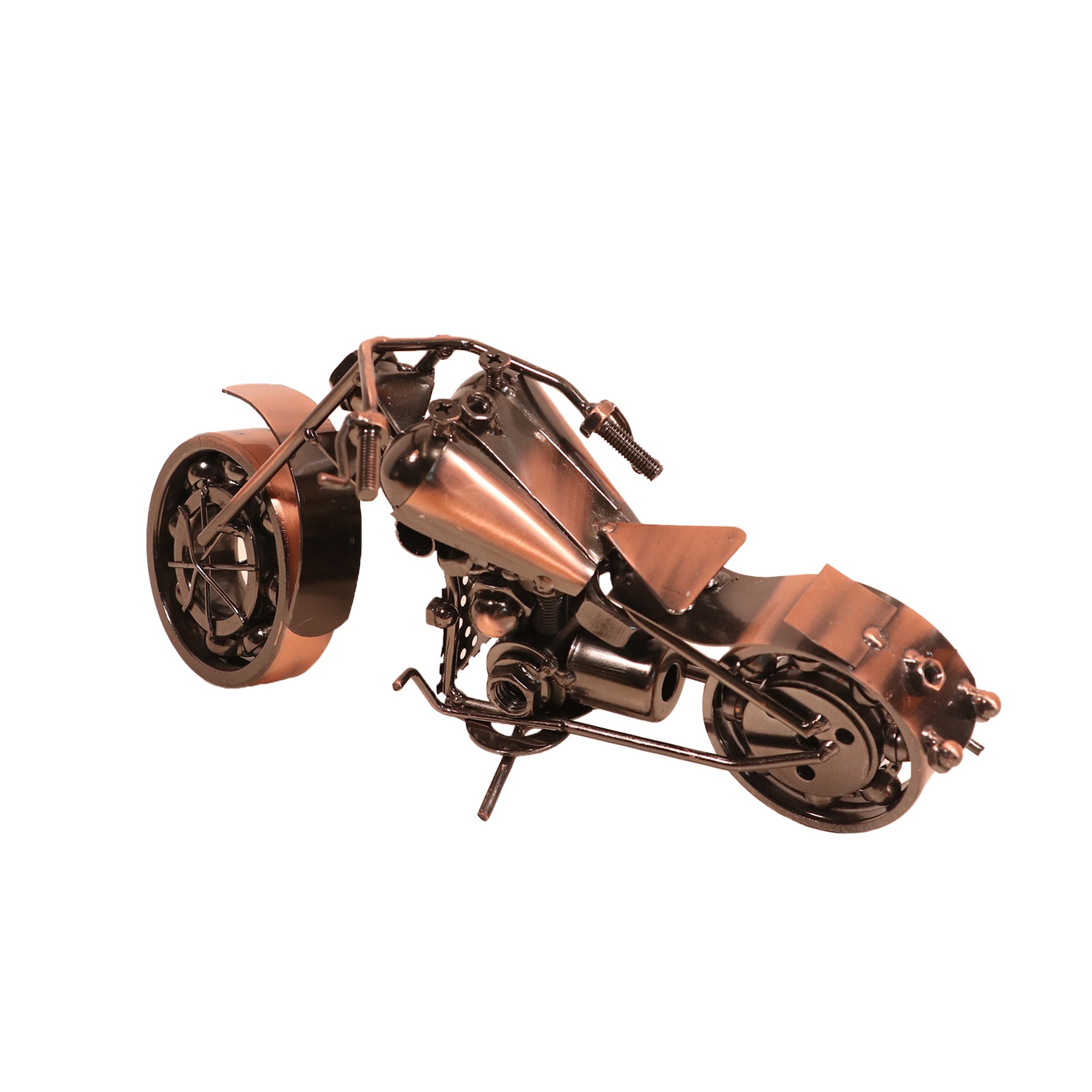 Flaming Metal Bike Vehicle figurine