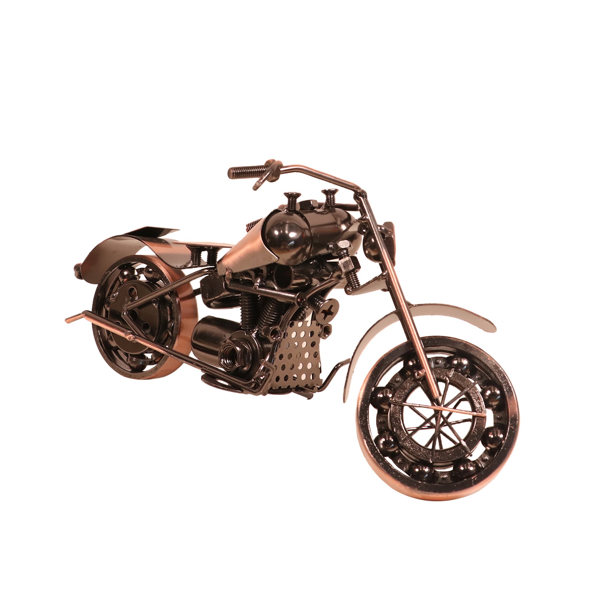 Flaming Metal Bike Vehicle figurine