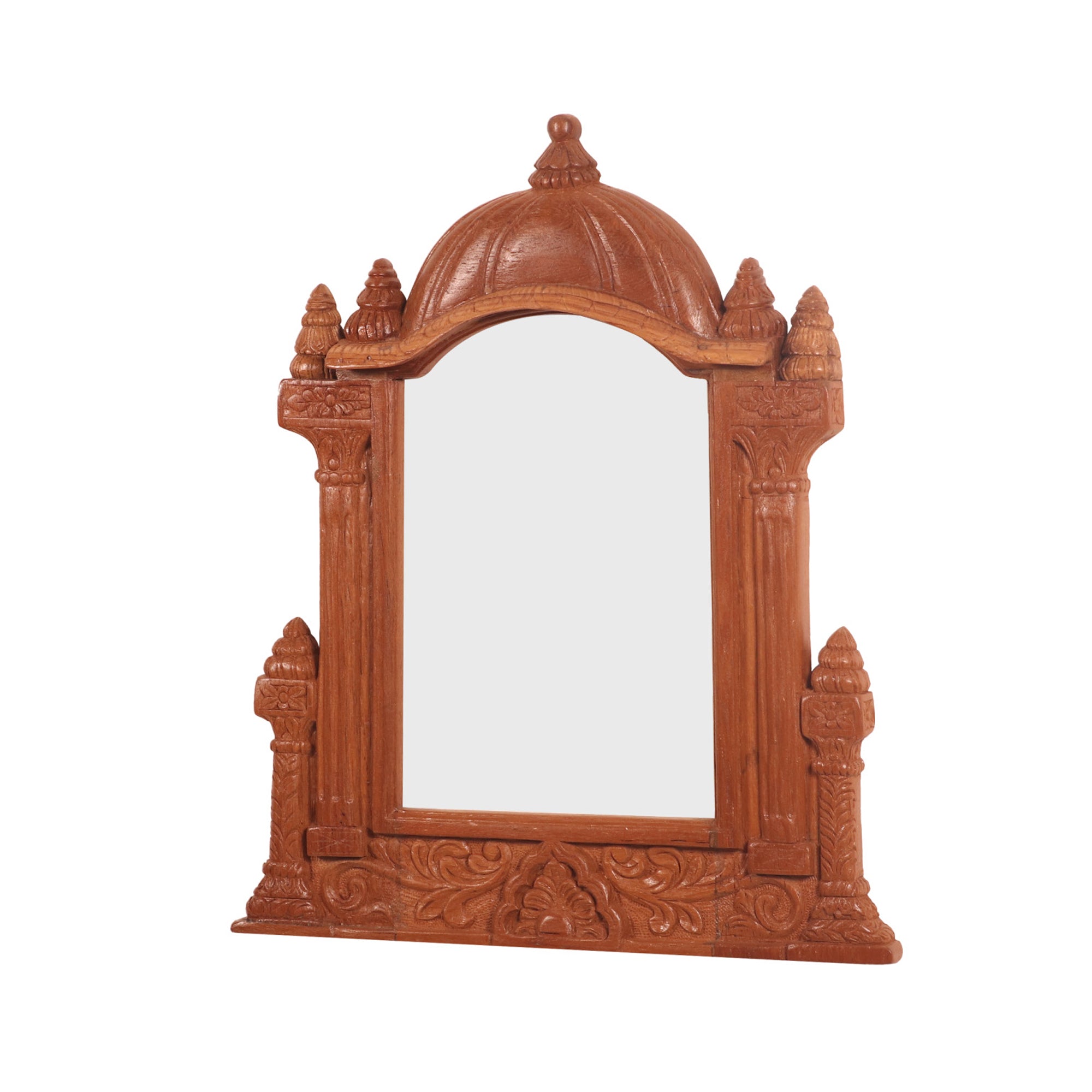 Traditional Mandir Style Mirror Frame Mirror