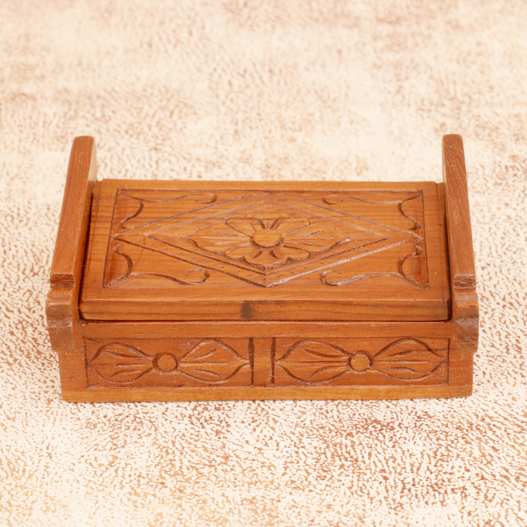 Wood Carved Box Wooden Box