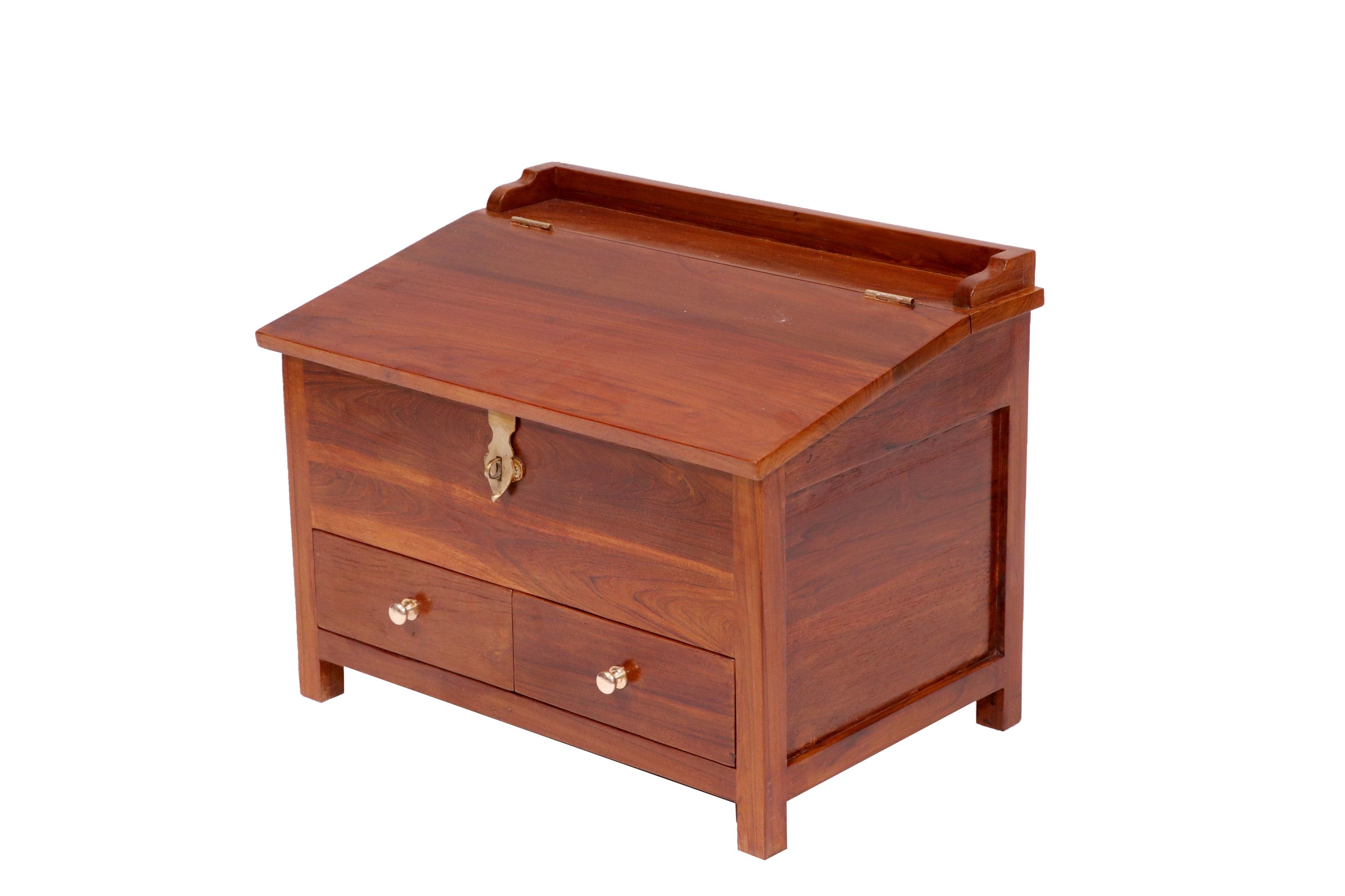 Classical Teak Munim Desk Lapdesk