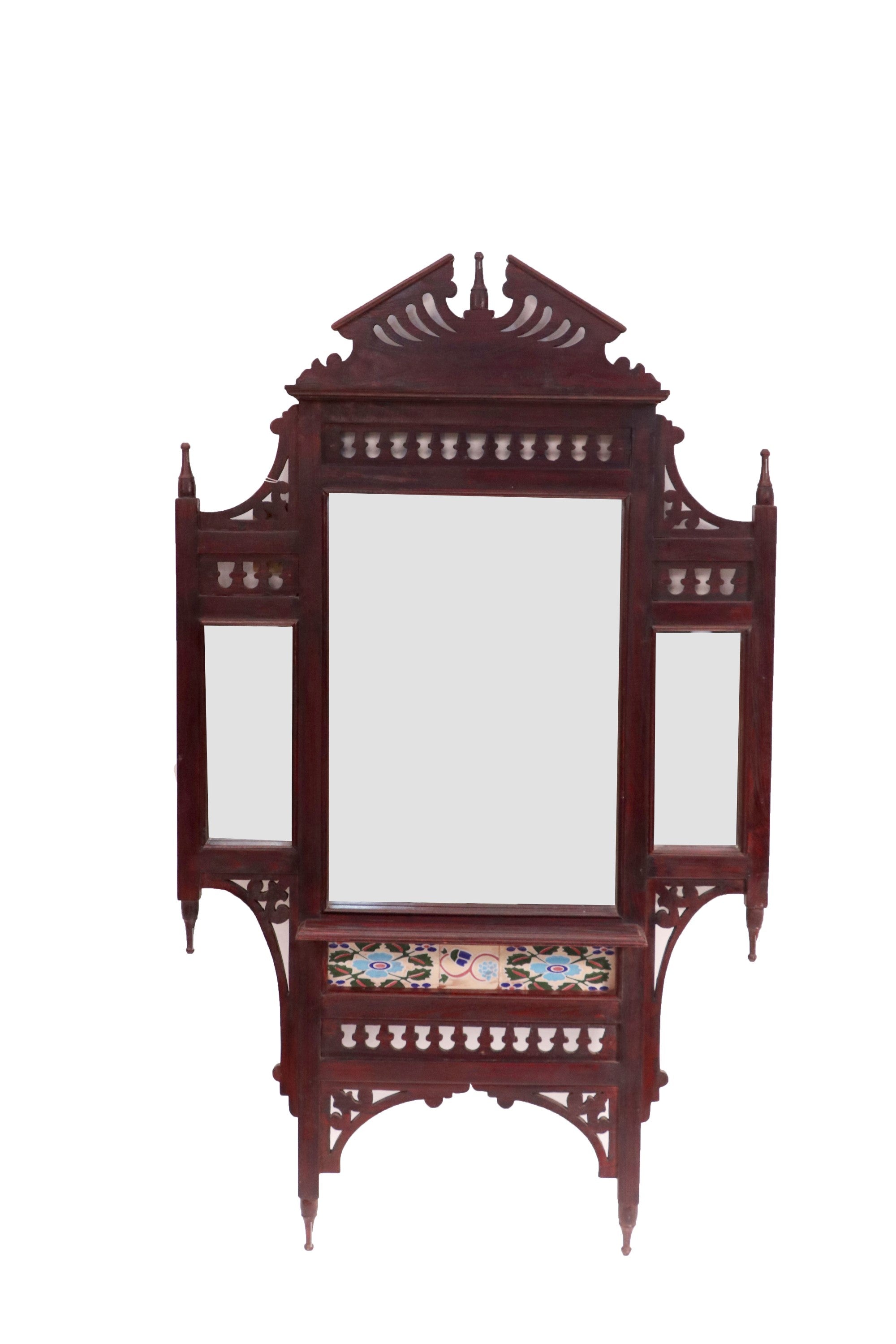 Traditional Teak Mirror Frame Mirror