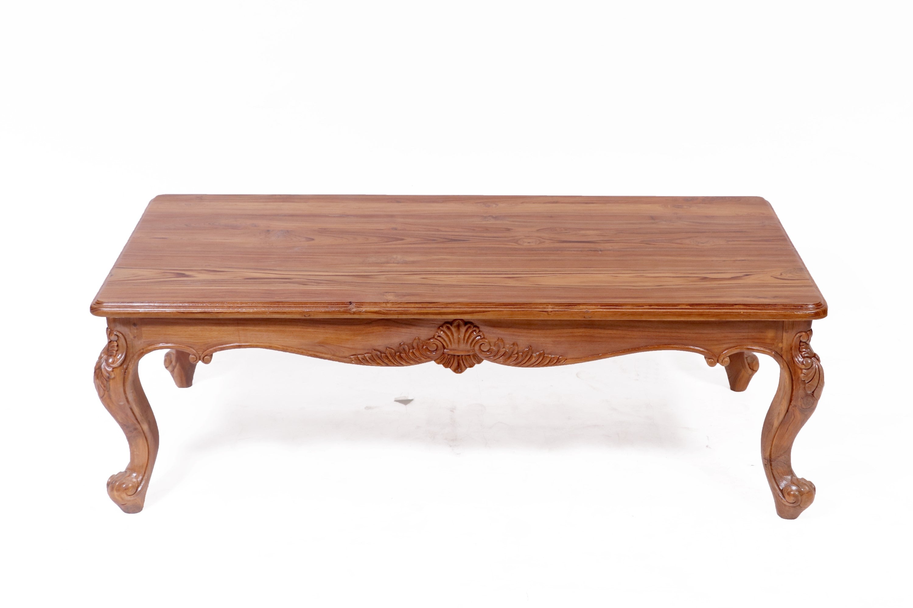 Intricate carved french royal teak center table Coffee Table