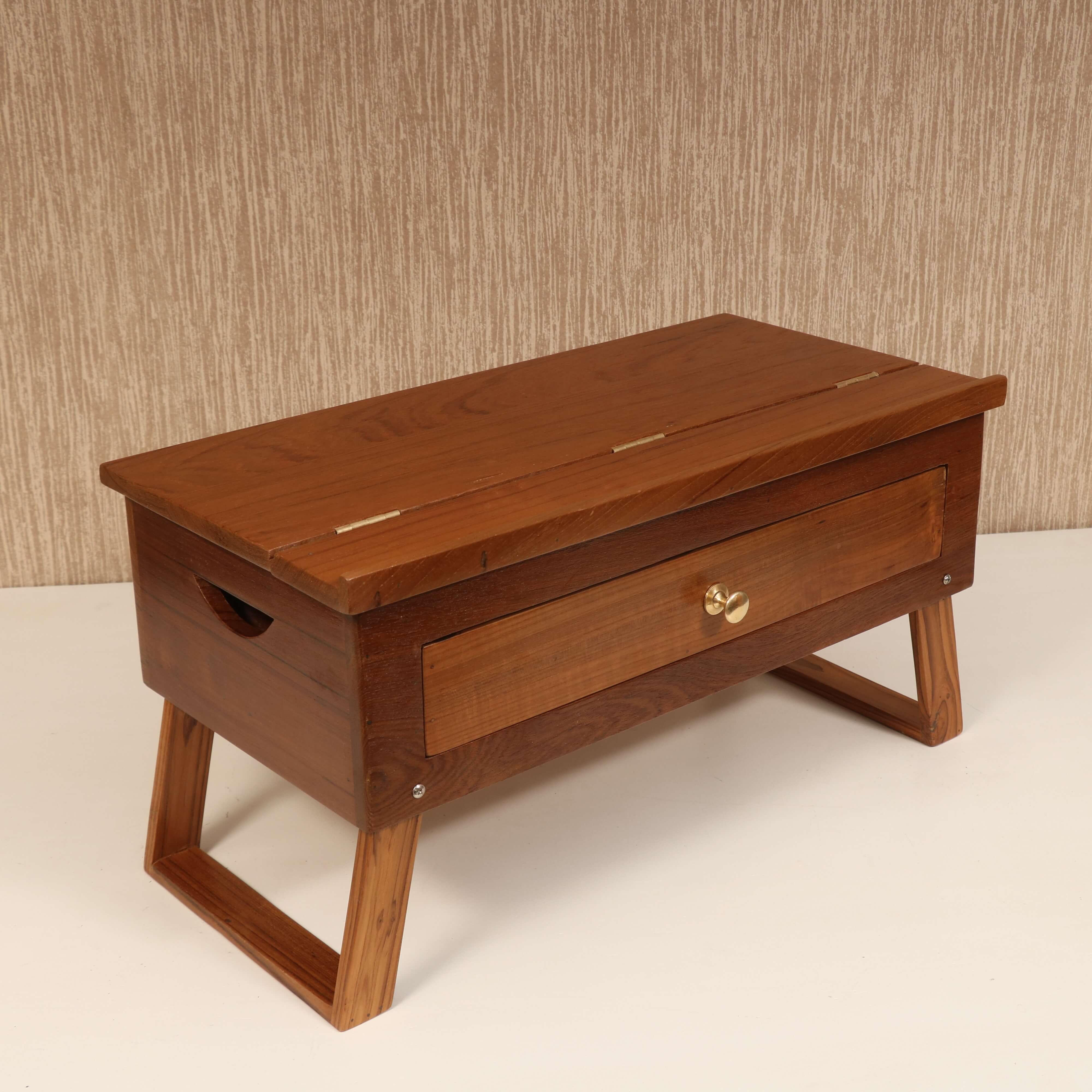 Solid Single Drawer Table Lapdesk