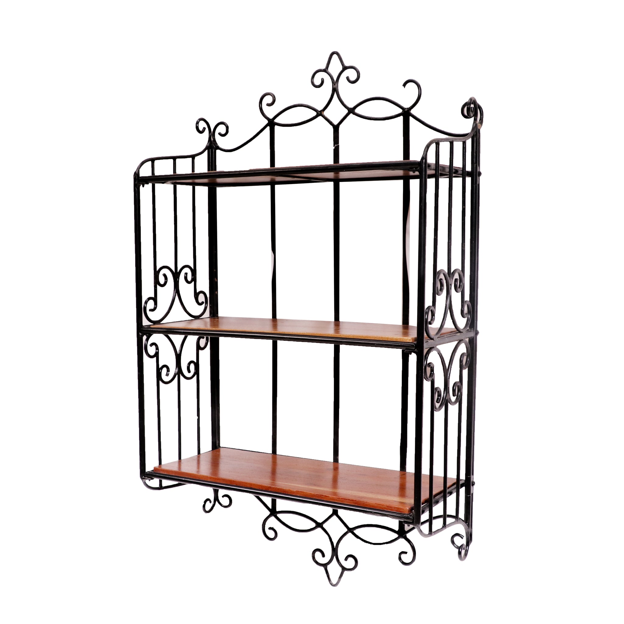 Metallic Designer Wall Rack