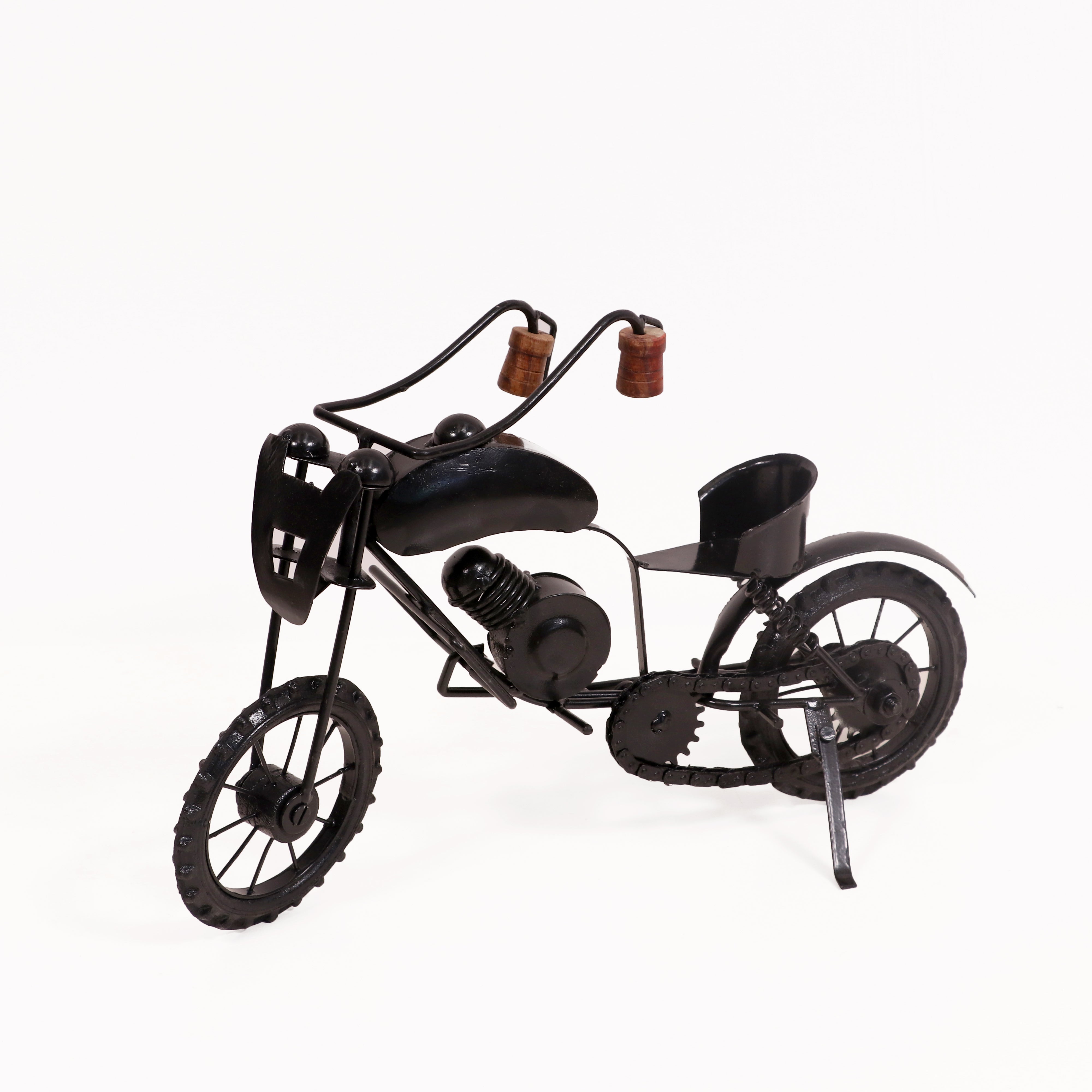 Metallic Miniature motorcycle inspired vehicle Vehicle figurine