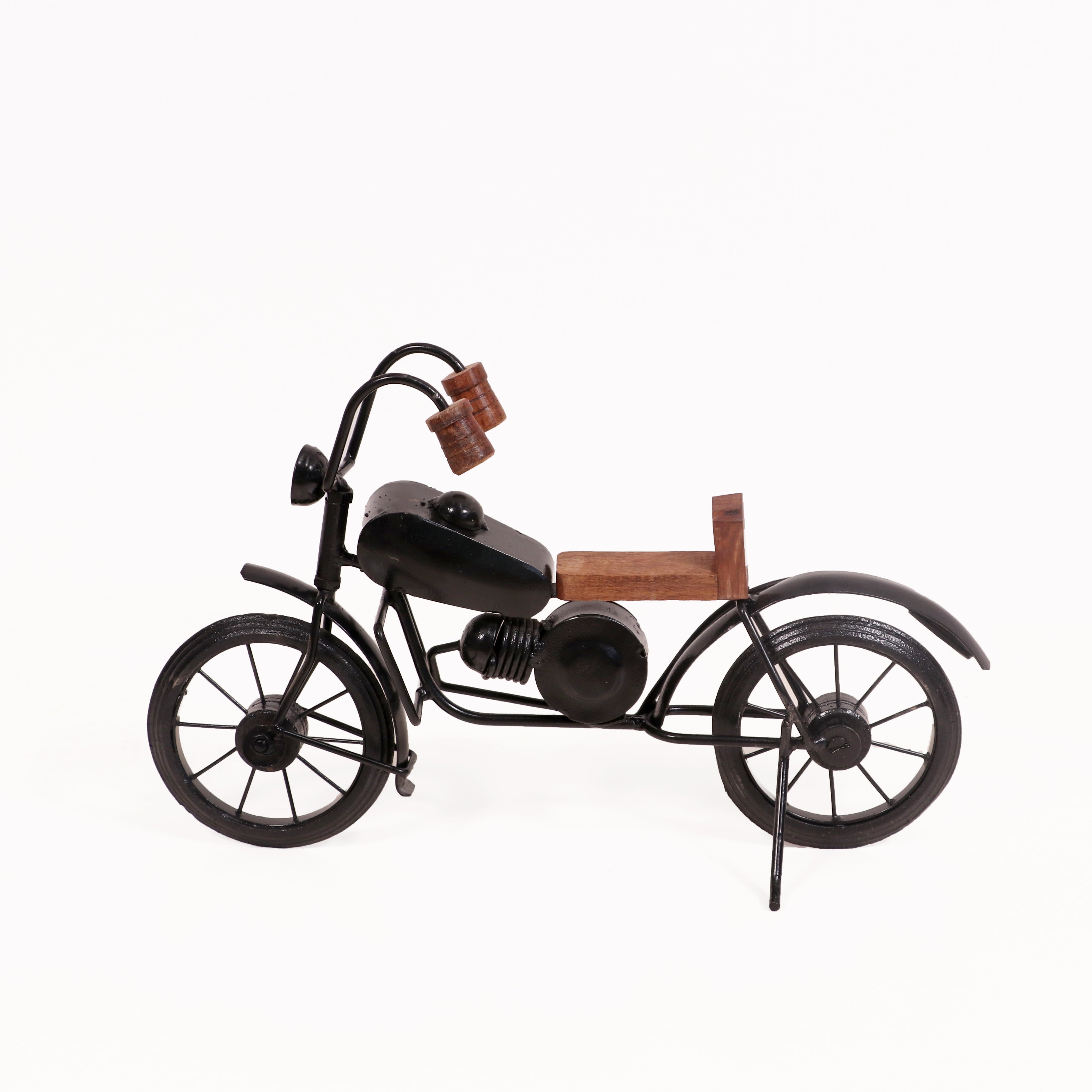 Metallic Miniature superbike inspired vehicle Vehicle figurine