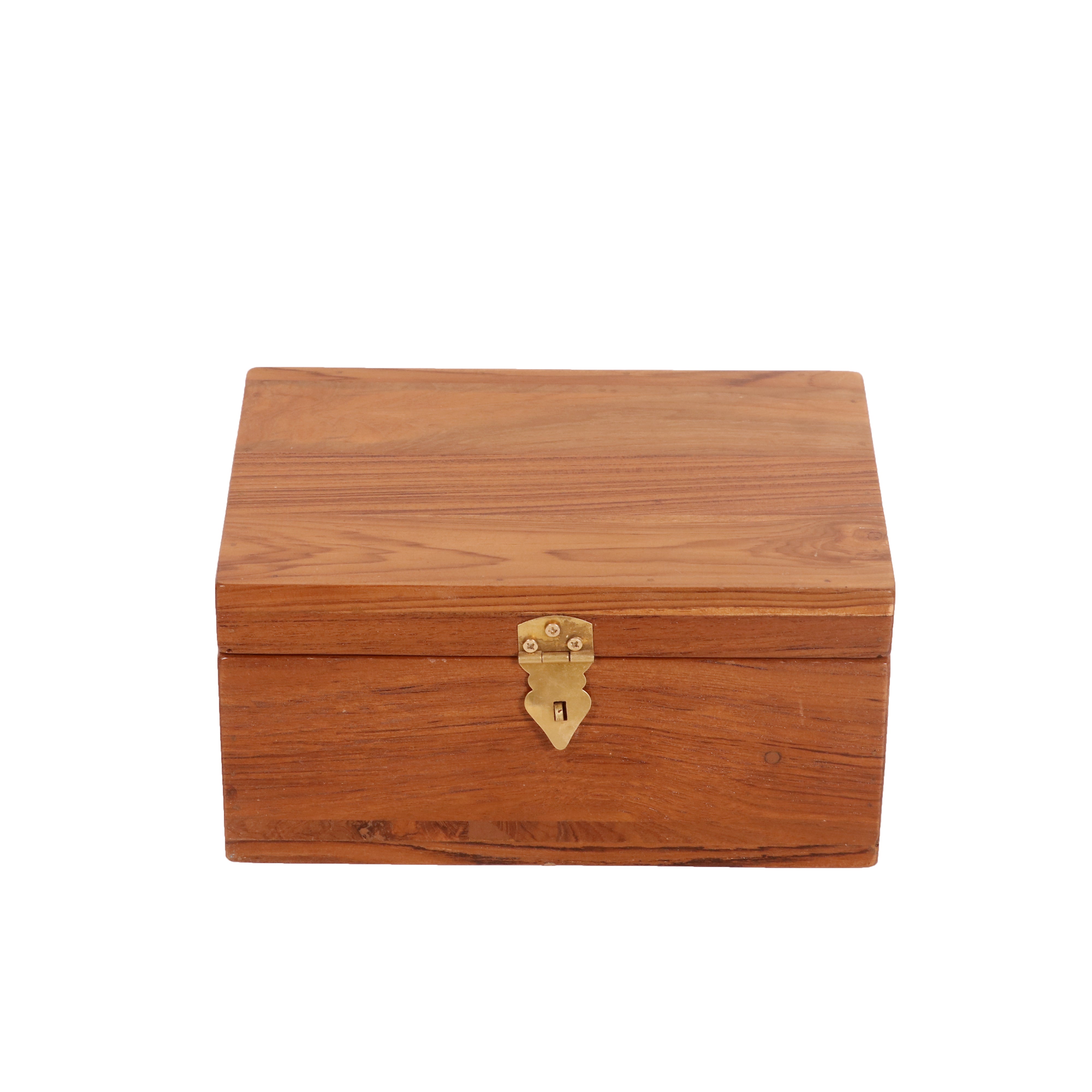 Classic teak multi compartment jewelry box Wooden Box