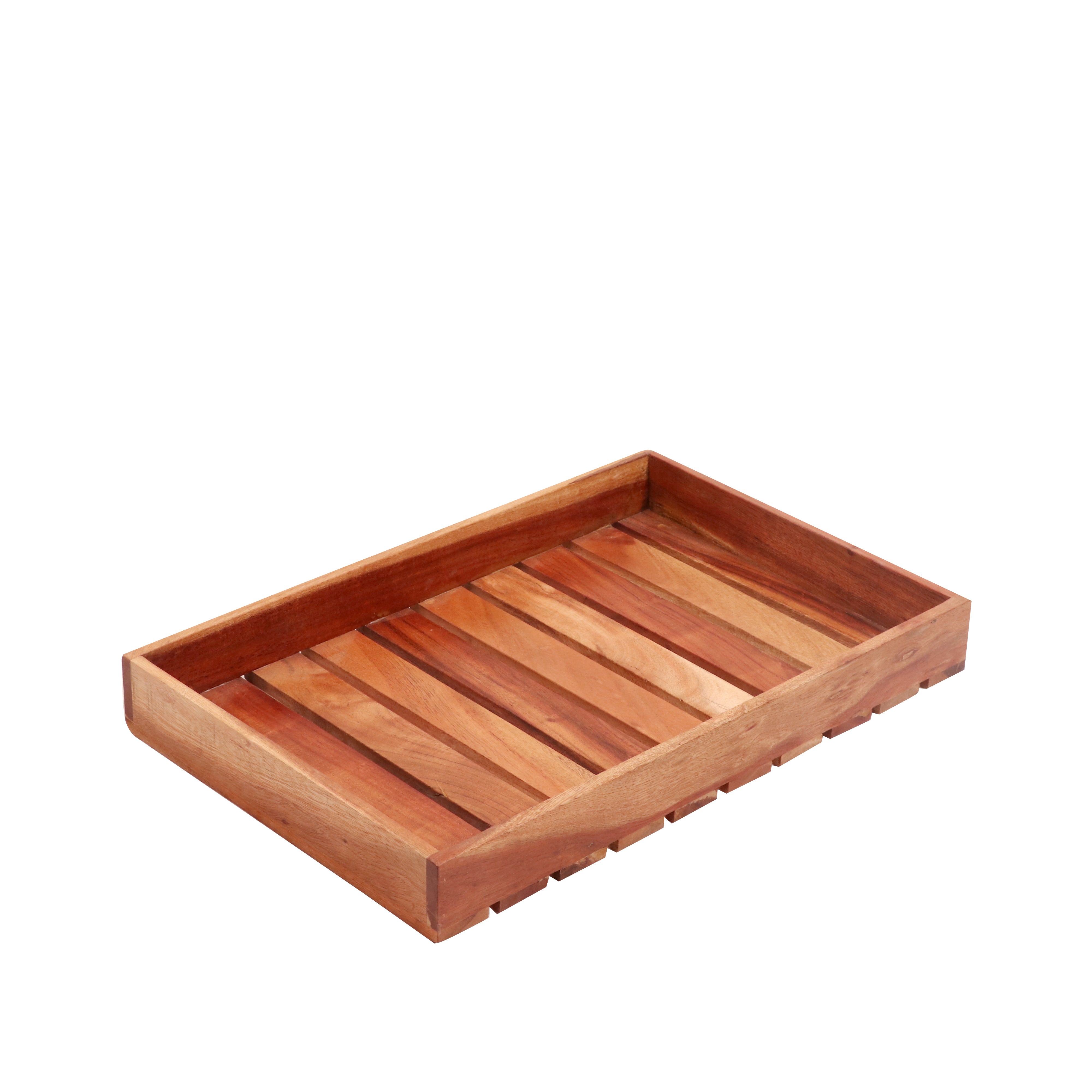 Long wooden strip tray Tray