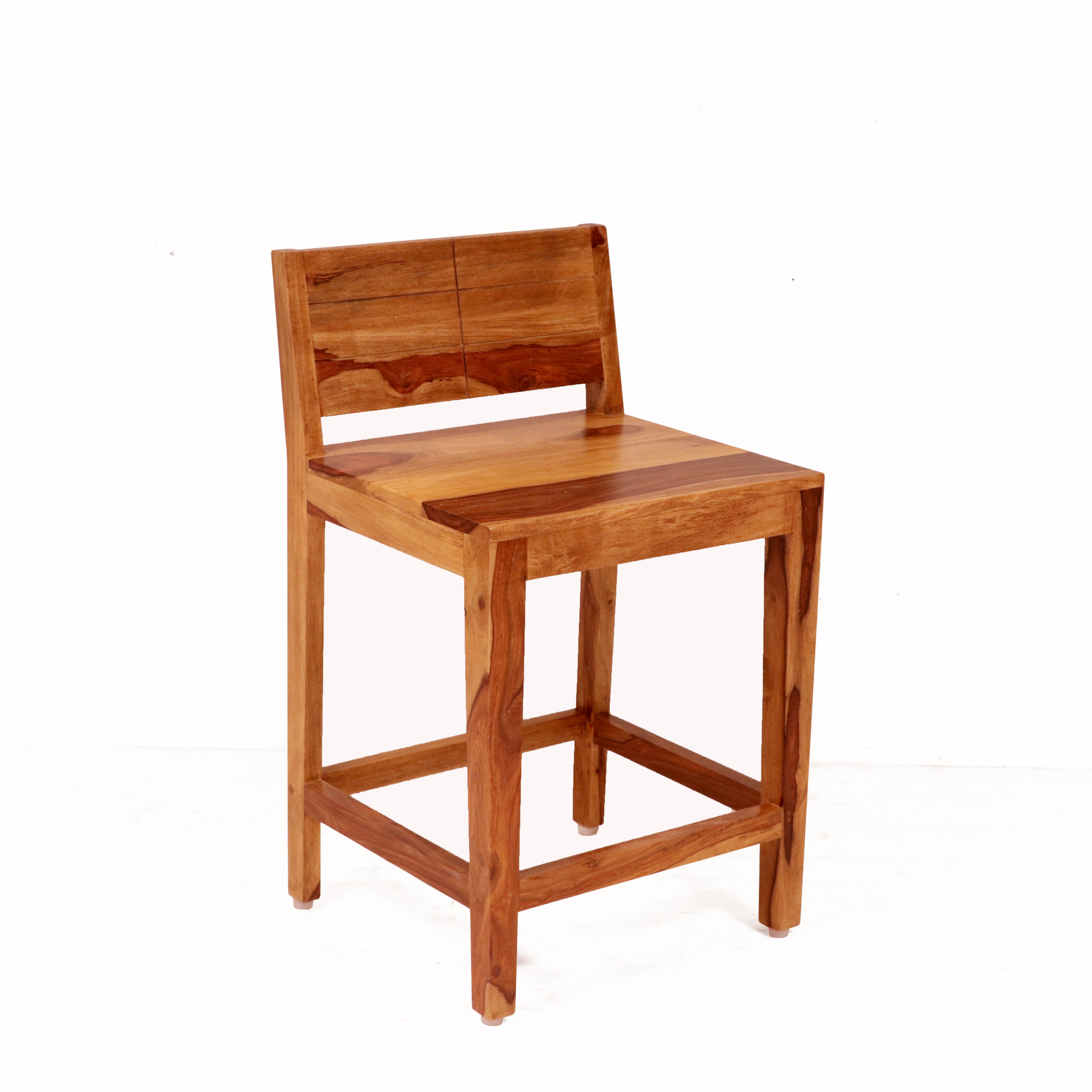 Classical solid sheesham bar chair Bar Chair