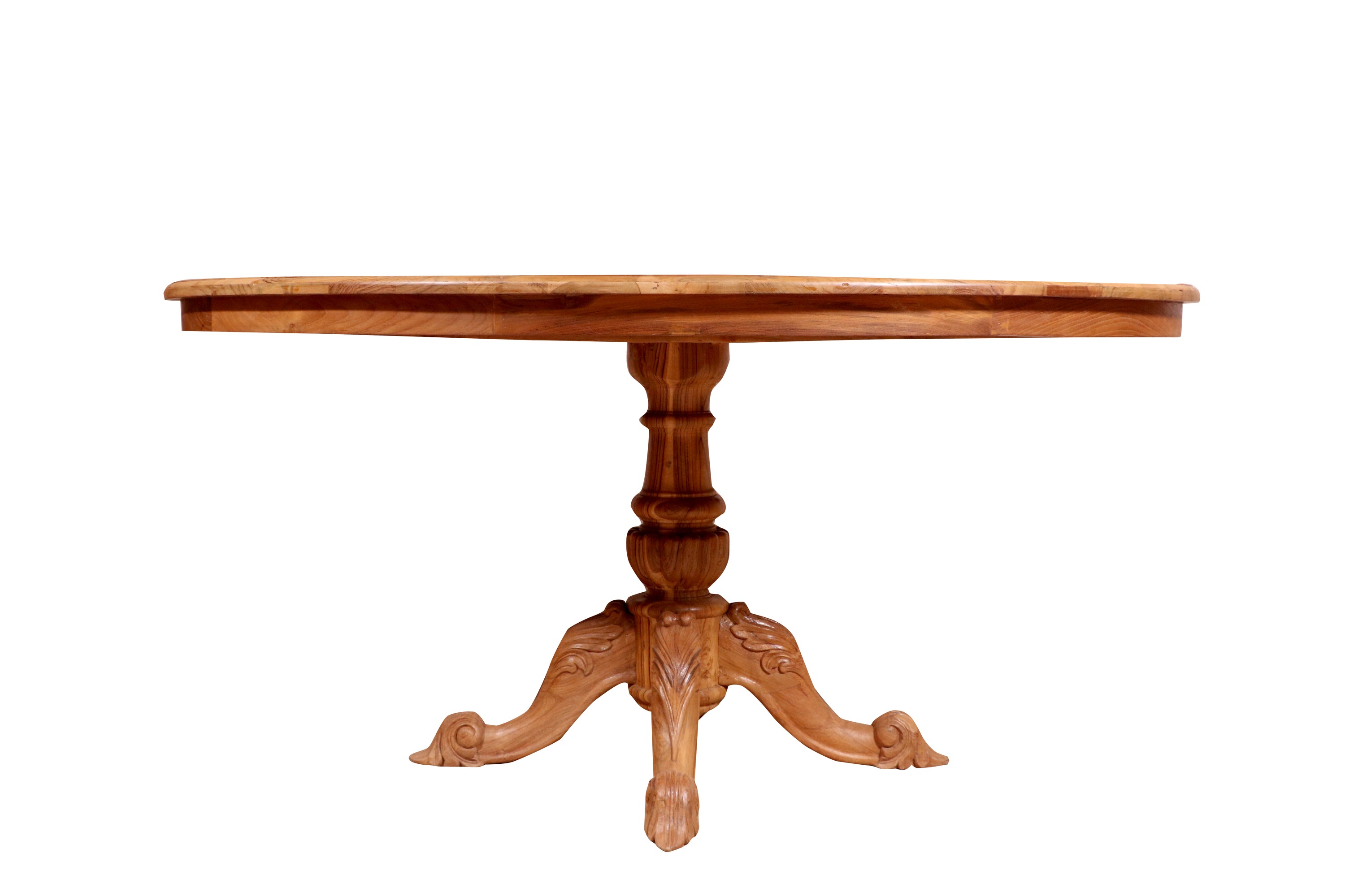 Oval shaped teak wood dining table Dining Table