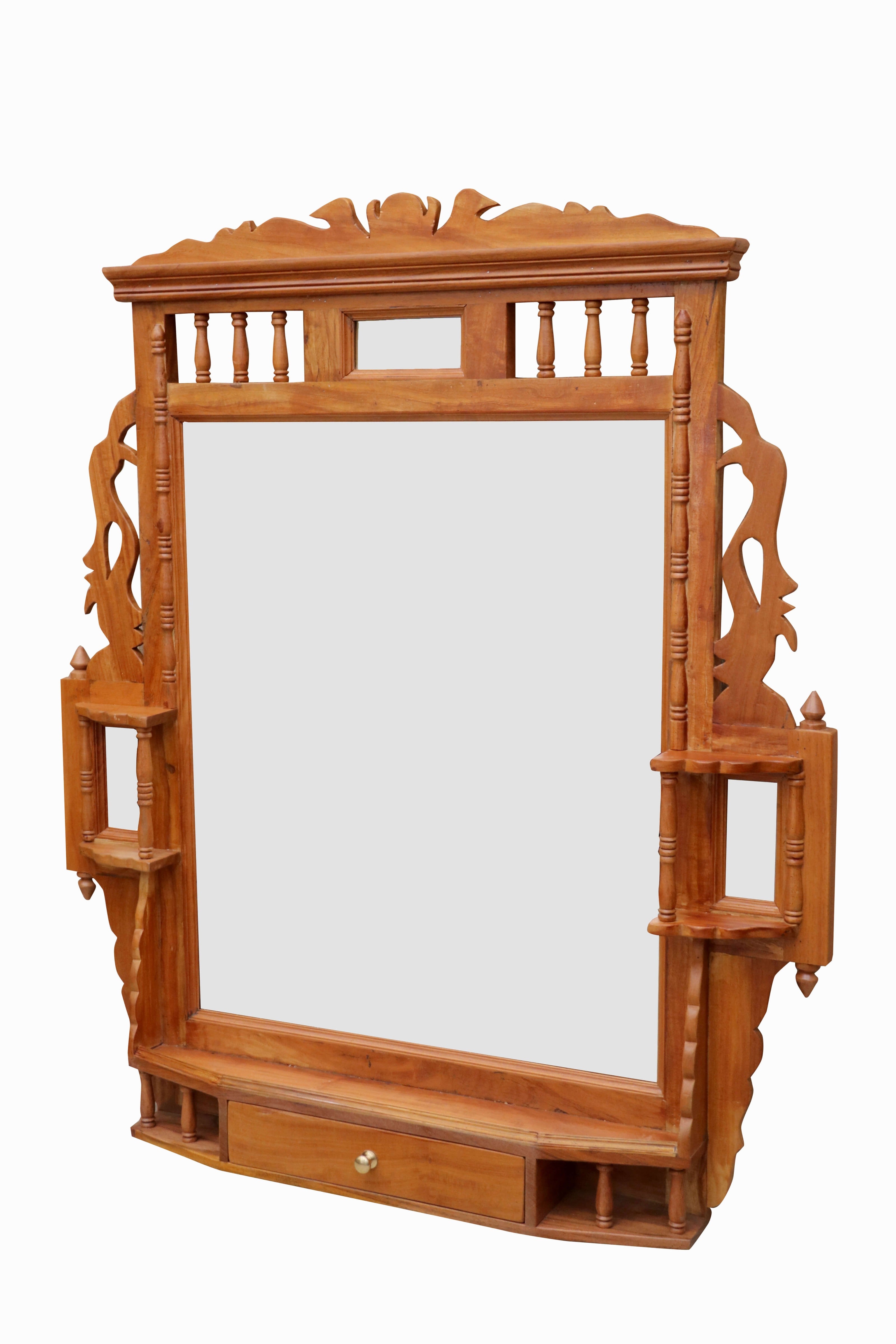 Mur-de-couverture Wooden Mirror Mirror