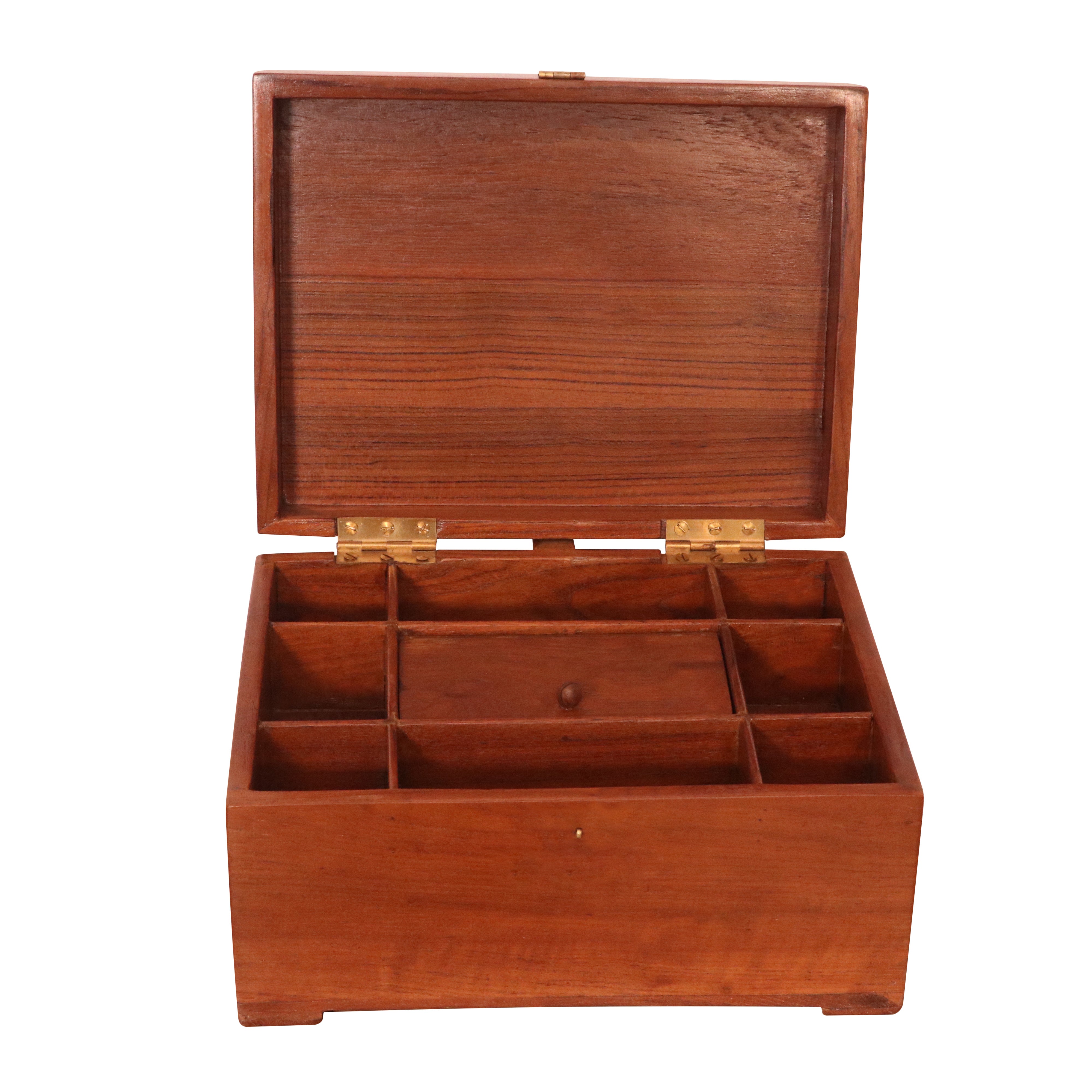 Solid wood wooden box with compartments Wooden Box