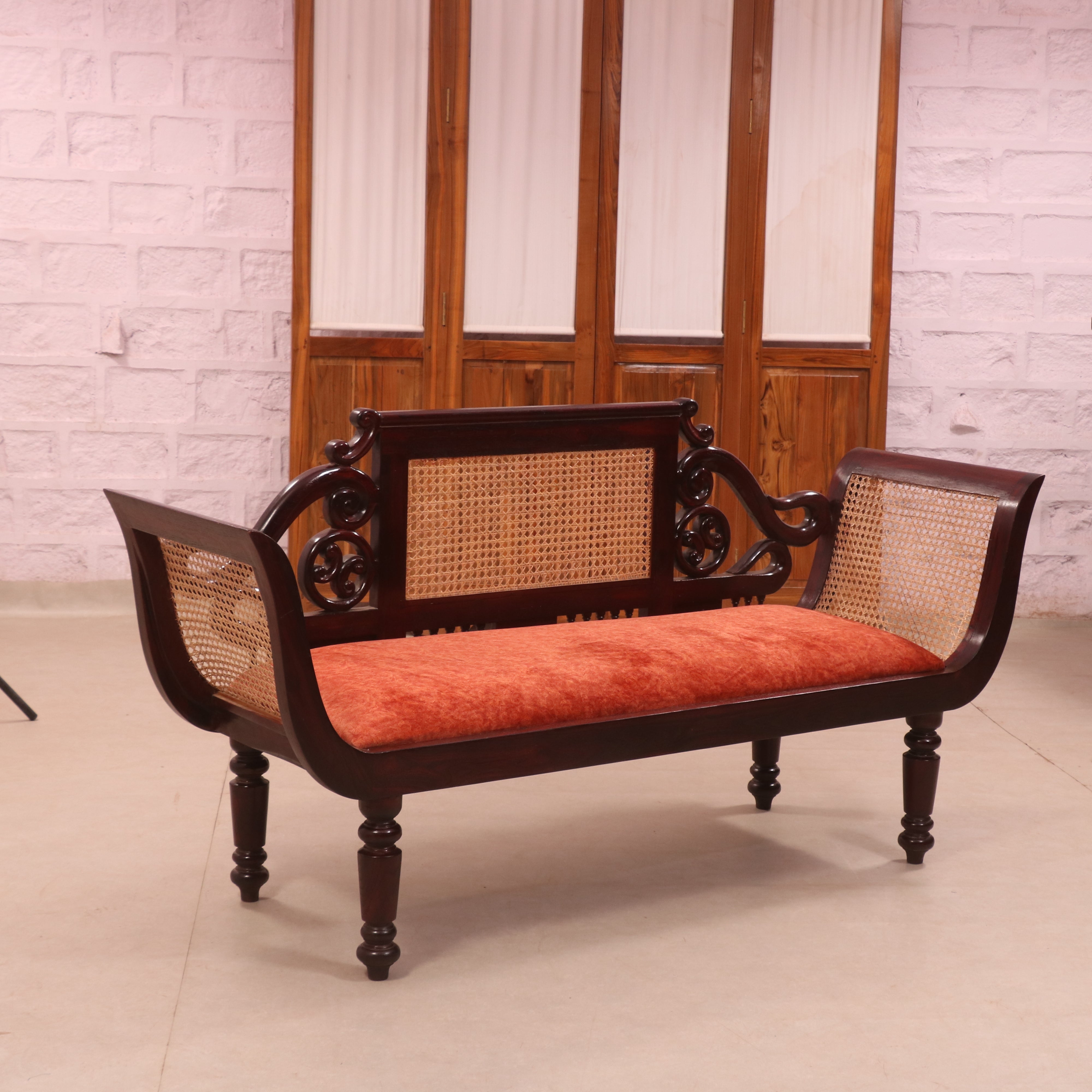 Ethnic Woven Sides Couch Sofa