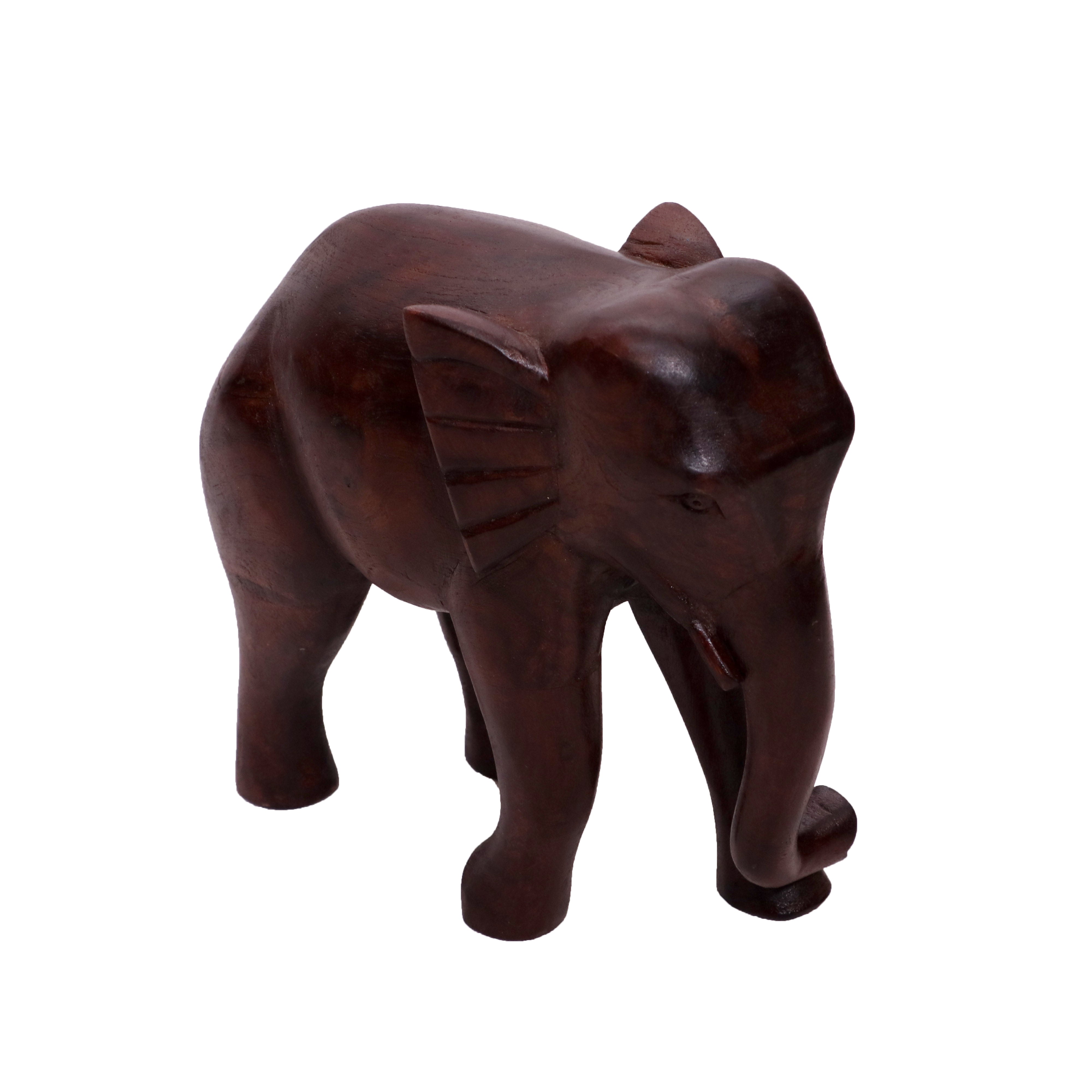 Royal Wooden Elephant (Gajraj) walking figurine Animal Figurine