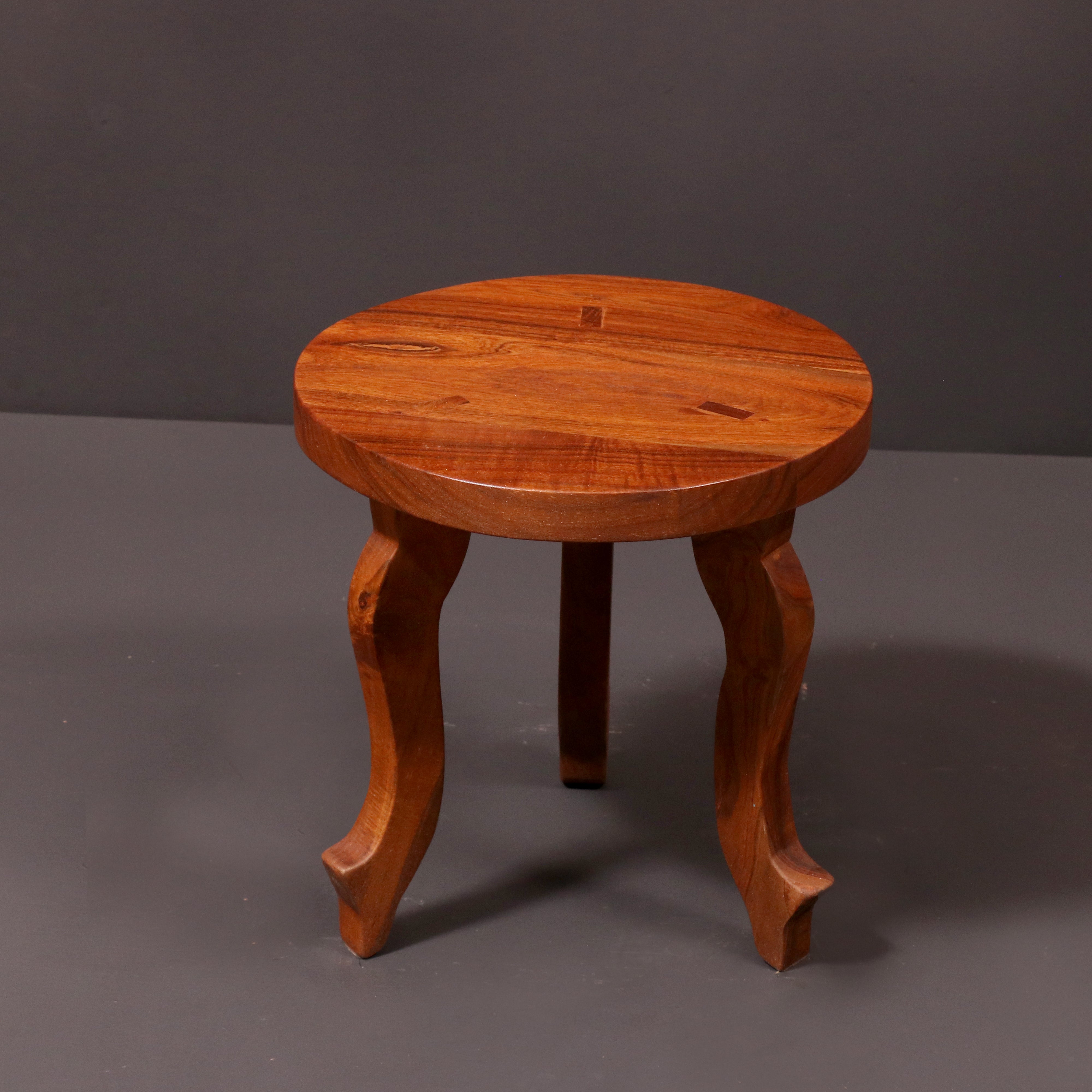 Fancy shop wooden stool