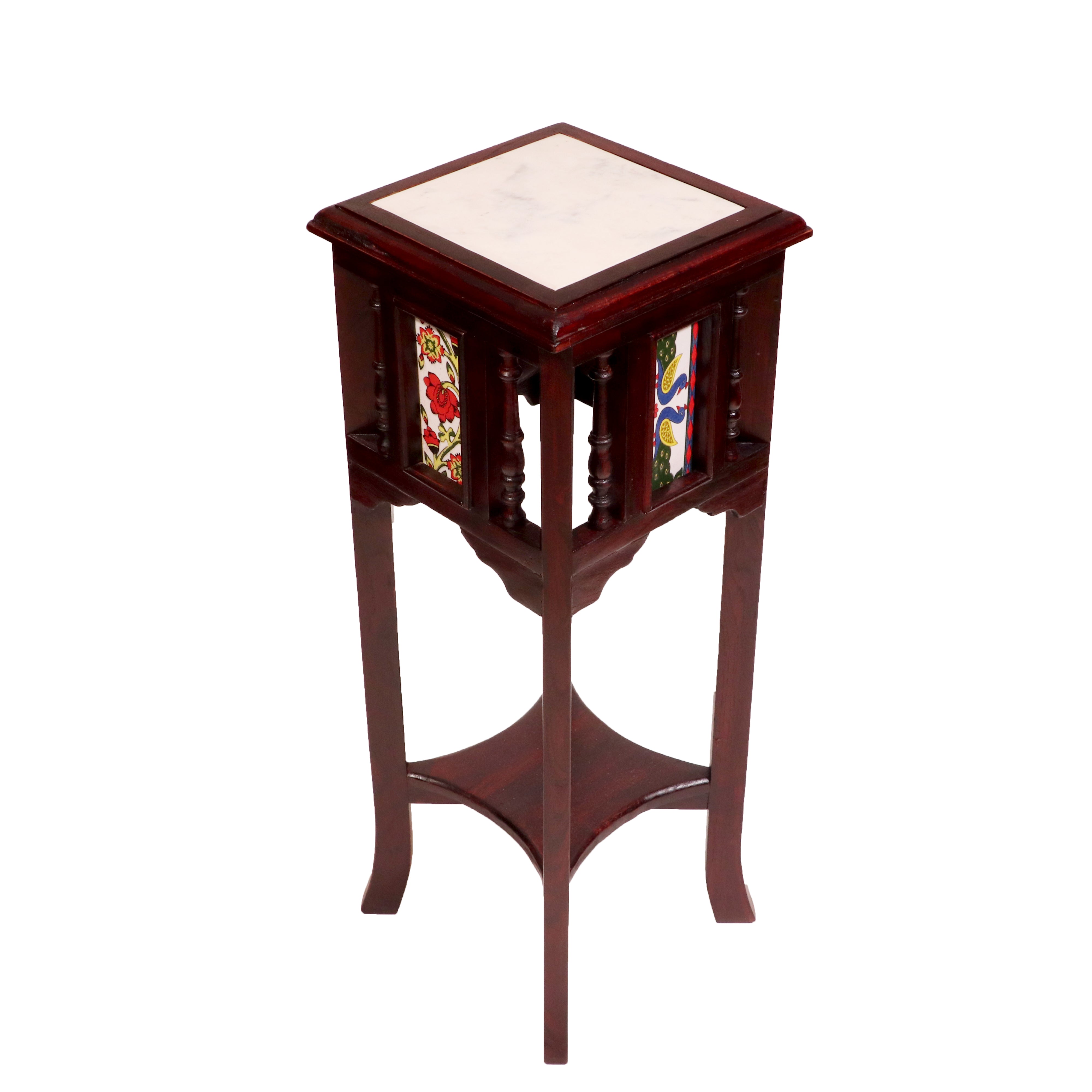 Ceramic Tile End Tables DIY Tiled End Table The Crafted Maker