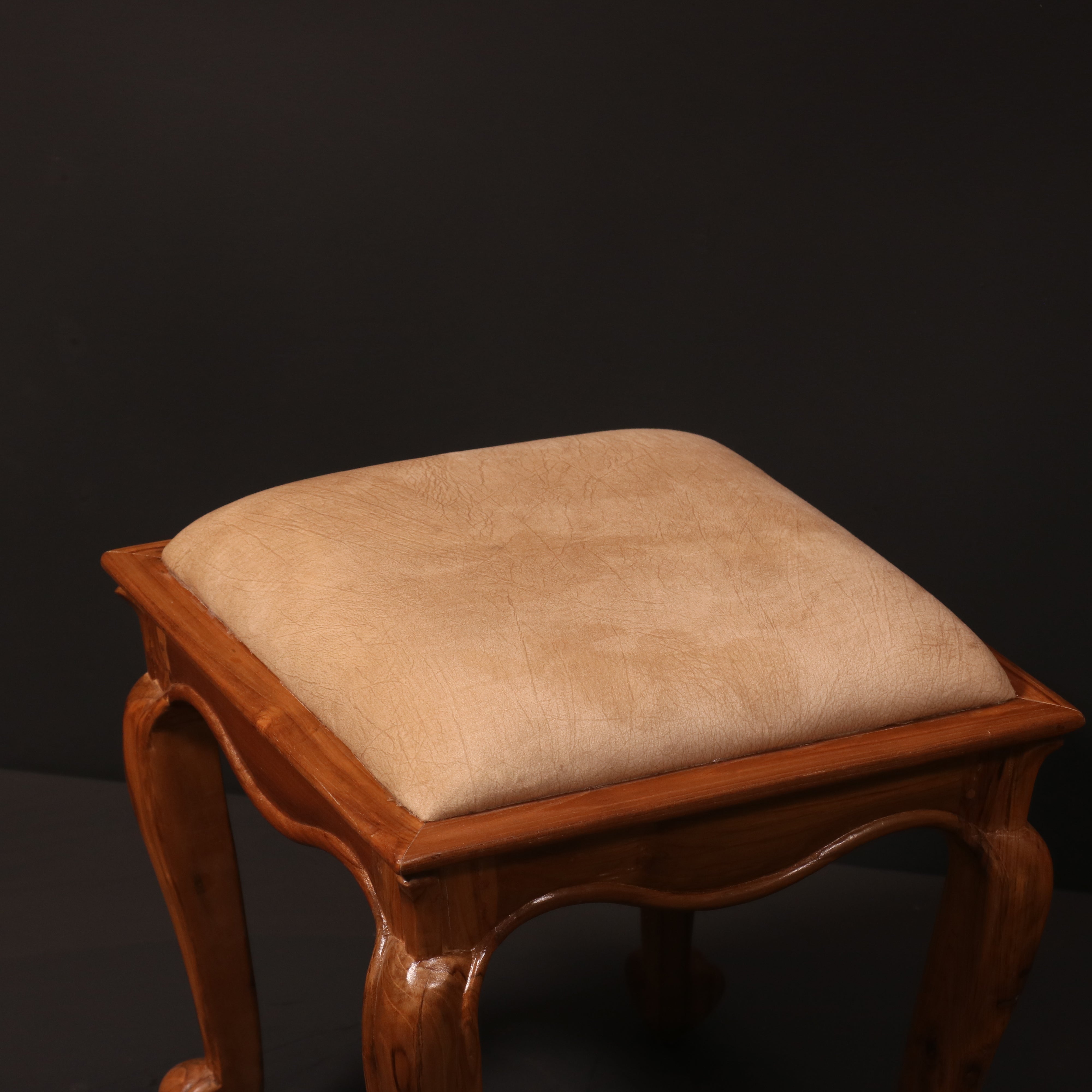 Classic Wooden Carved Stool Stool