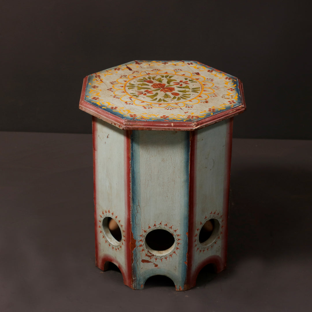 Painted Multi Angled Stool Stool