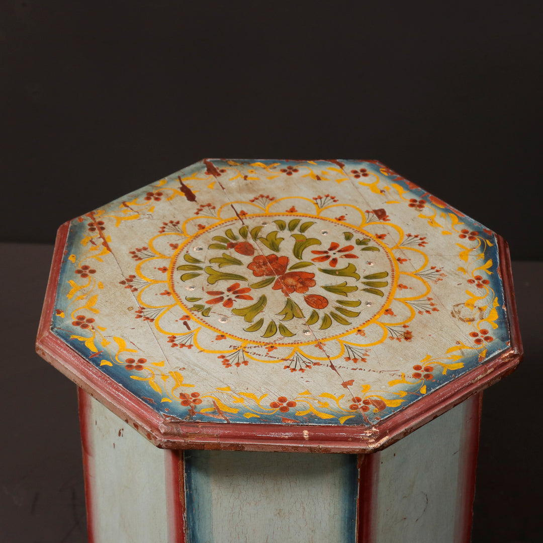 Painted Multi Angled Stool Stool