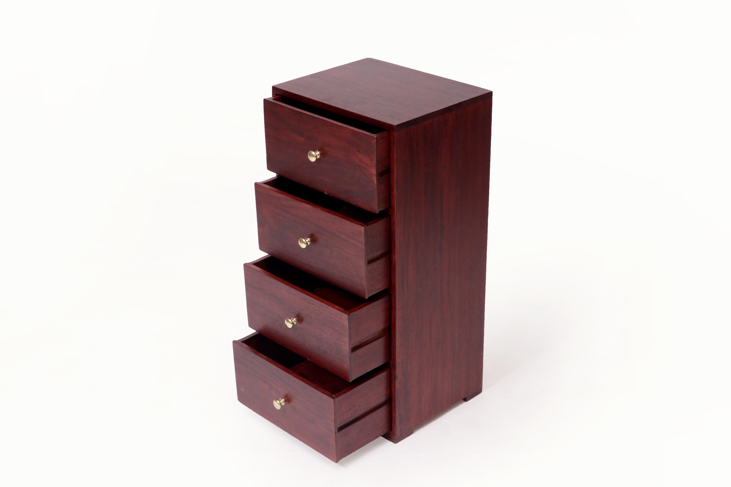 4 Drawer Tower Wooden Chest Drawer's Chest