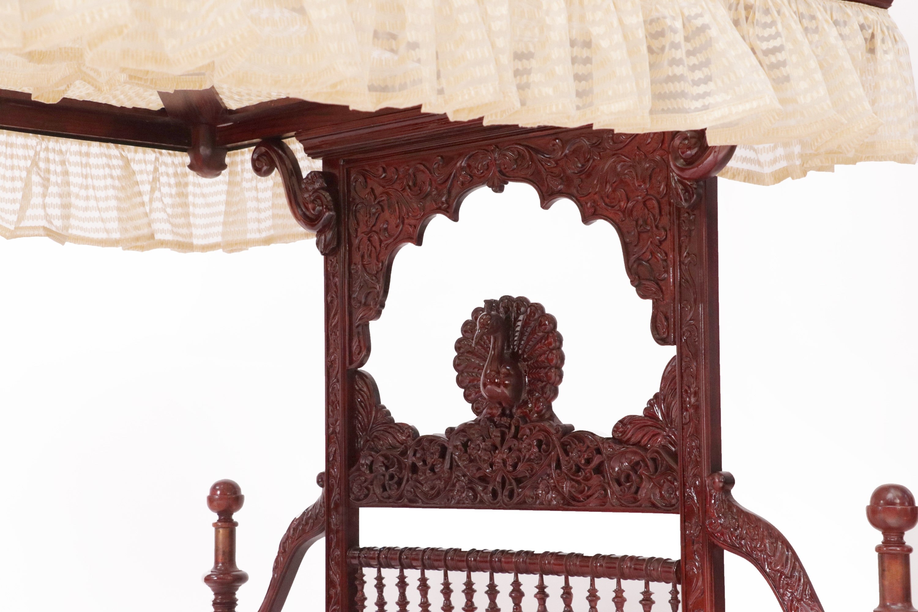 Rajshahi Maharaja Intricate Carved Bed Bed